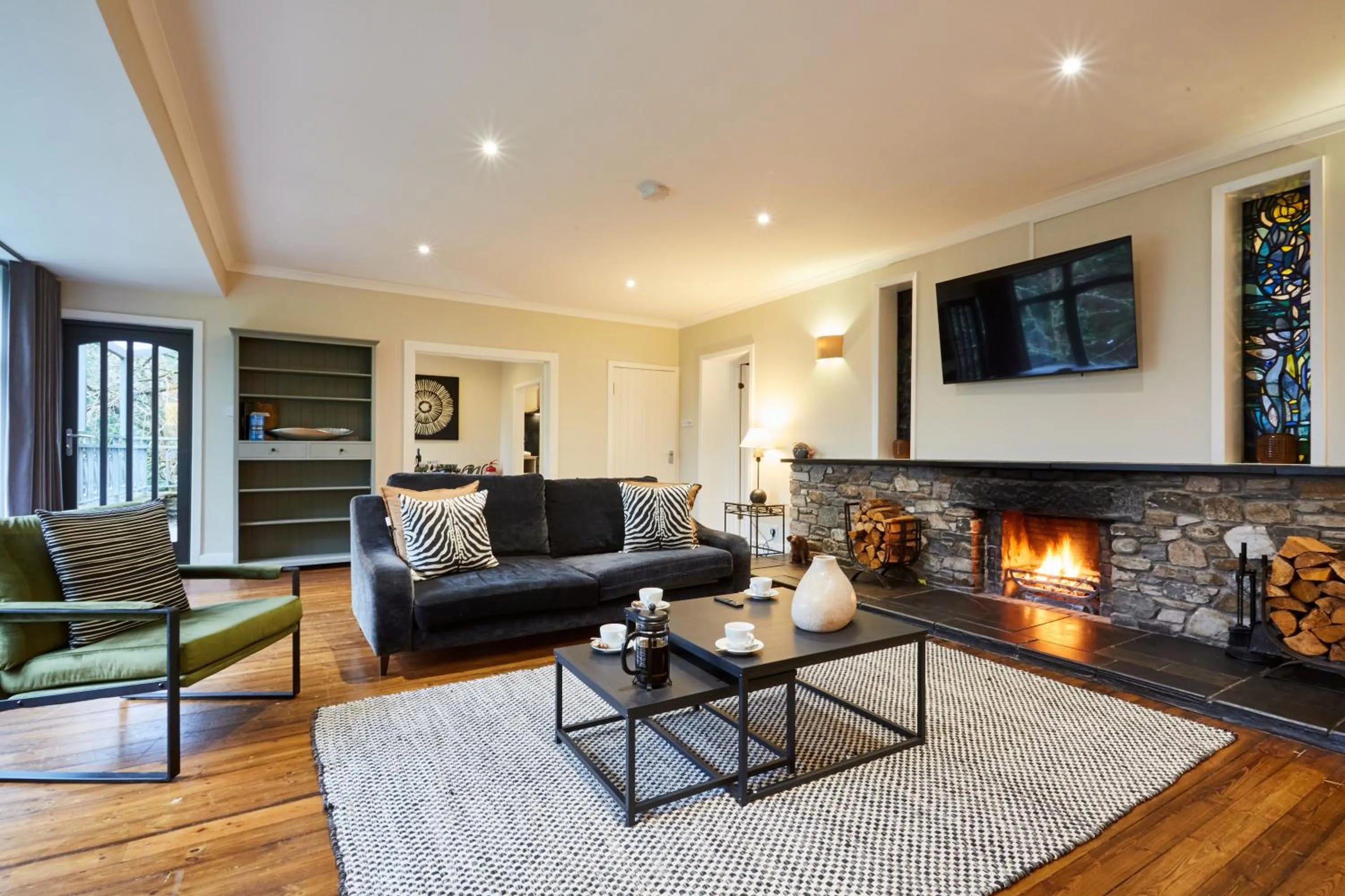Living room in LOCH TAY HIGHLAND LODGES and GLAMPING PARK