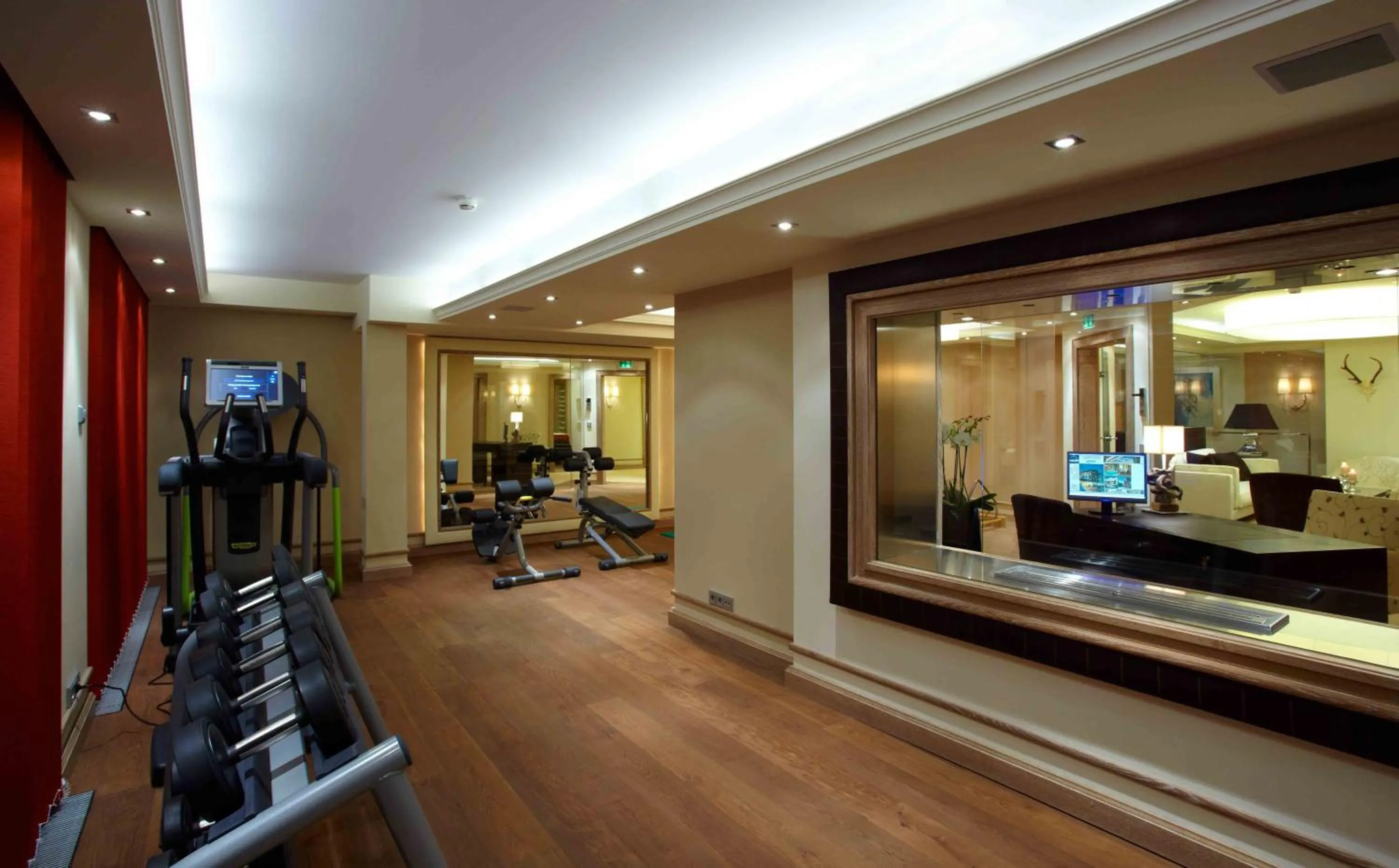 Fitness centre/facilities in Sporthotel Lorünser