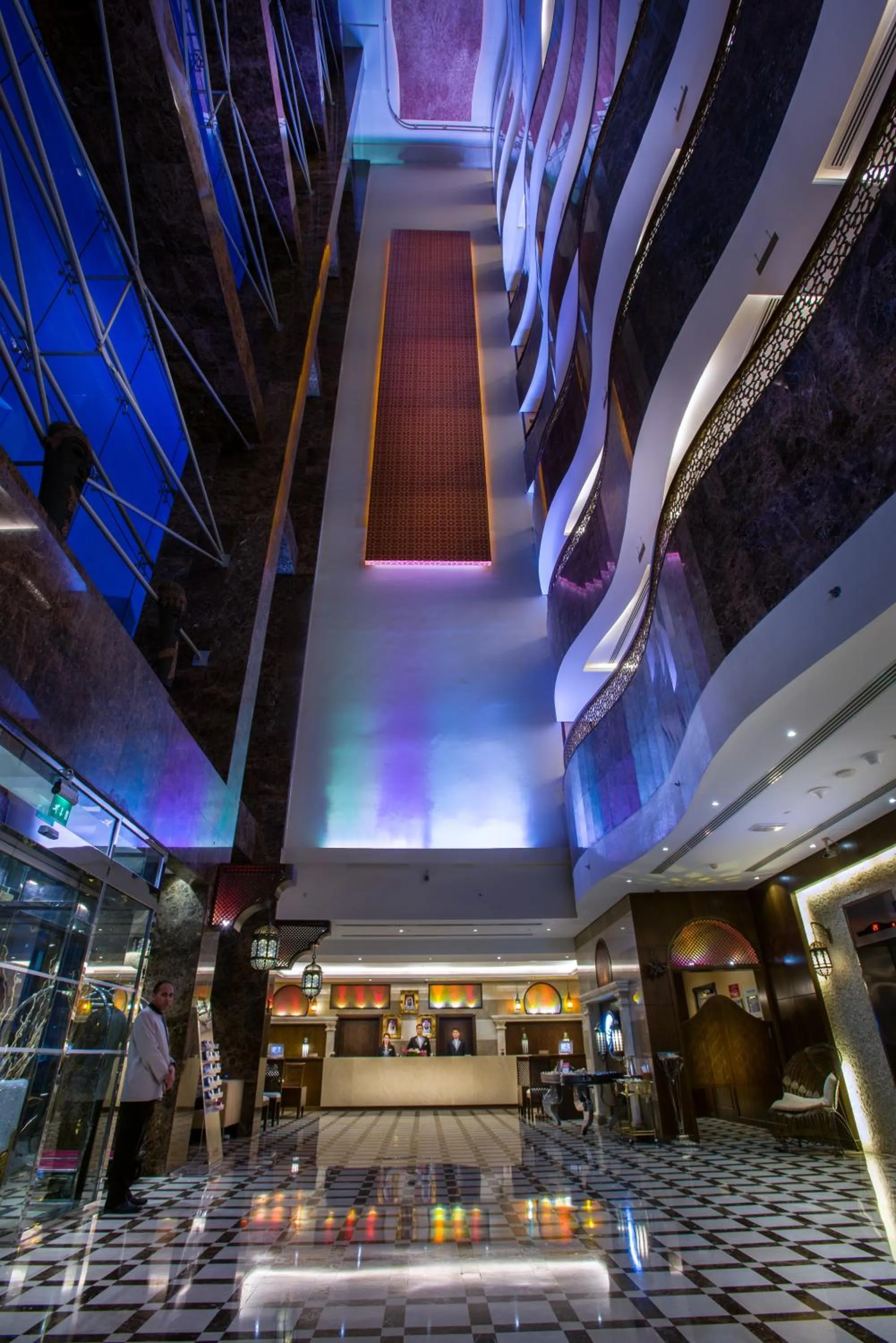 Lobby or reception in First Central Hotel Suites