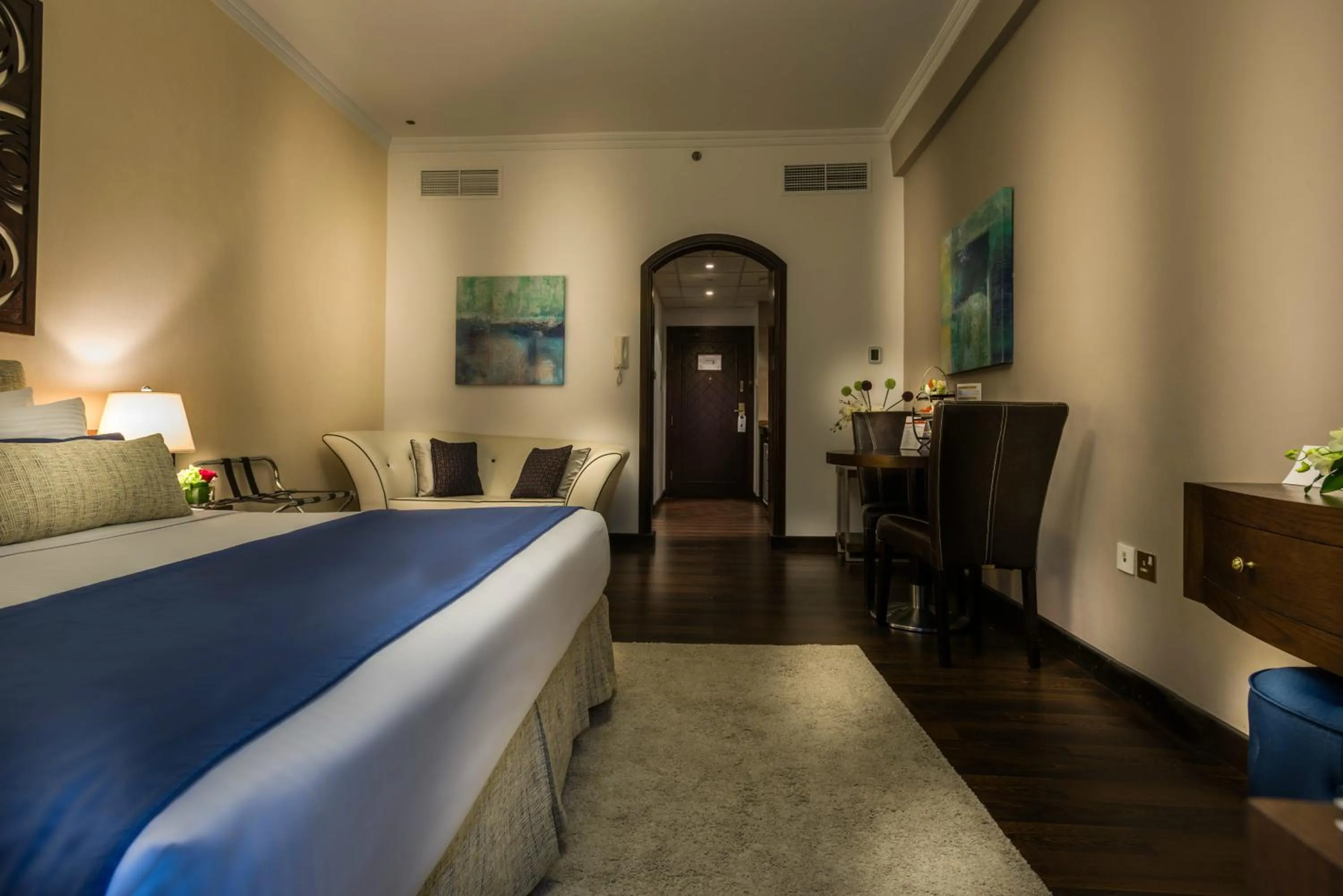 Photo of the whole room, Bed in First Central Hotel Suites