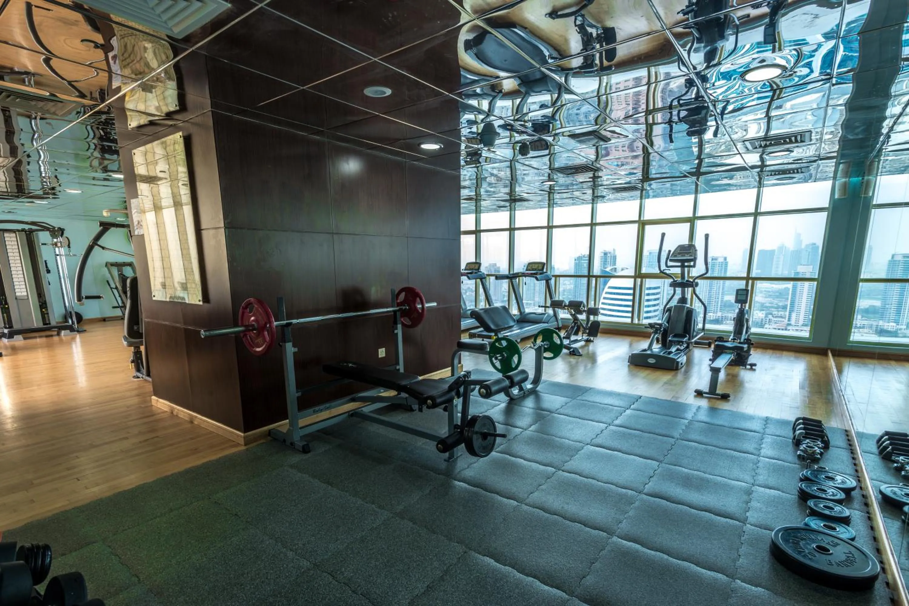 Fitness centre/facilities in First Central Hotel Suites