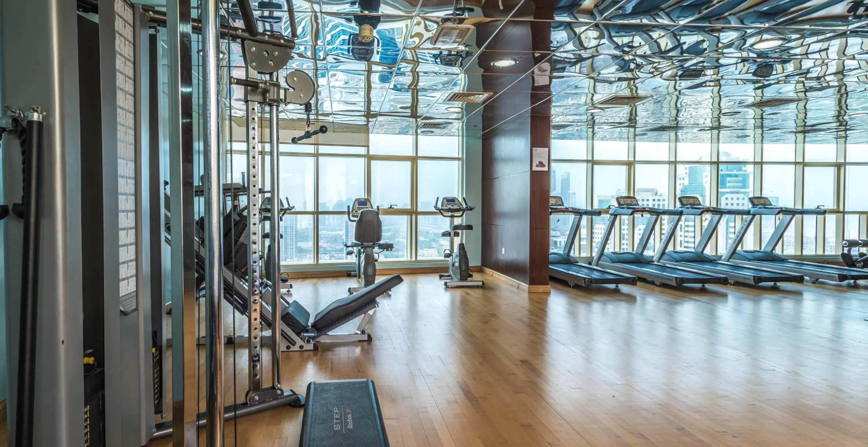 Fitness centre/facilities in First Central Hotel Suites