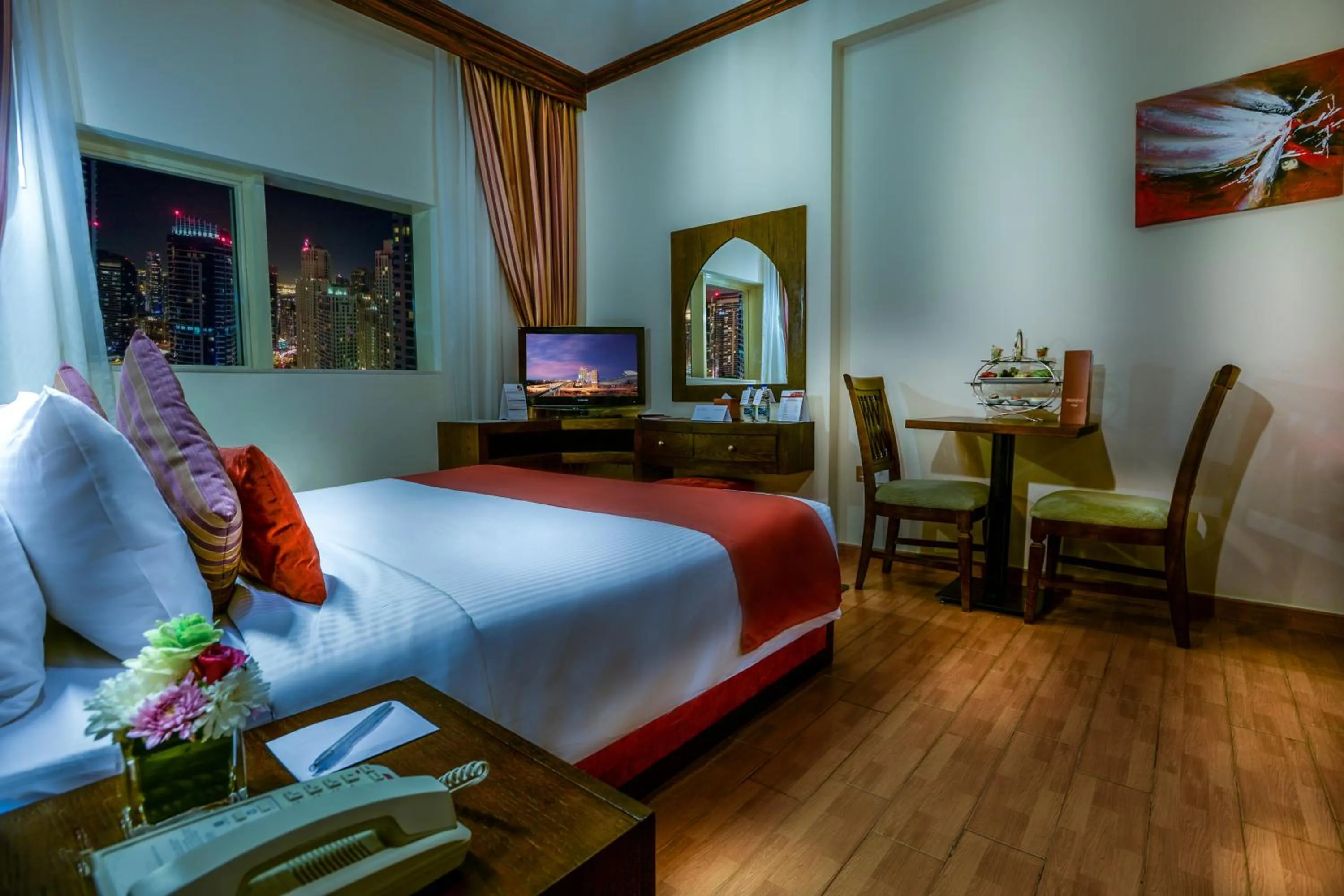 Photo of the whole room, Bed in First Central Hotel Suites