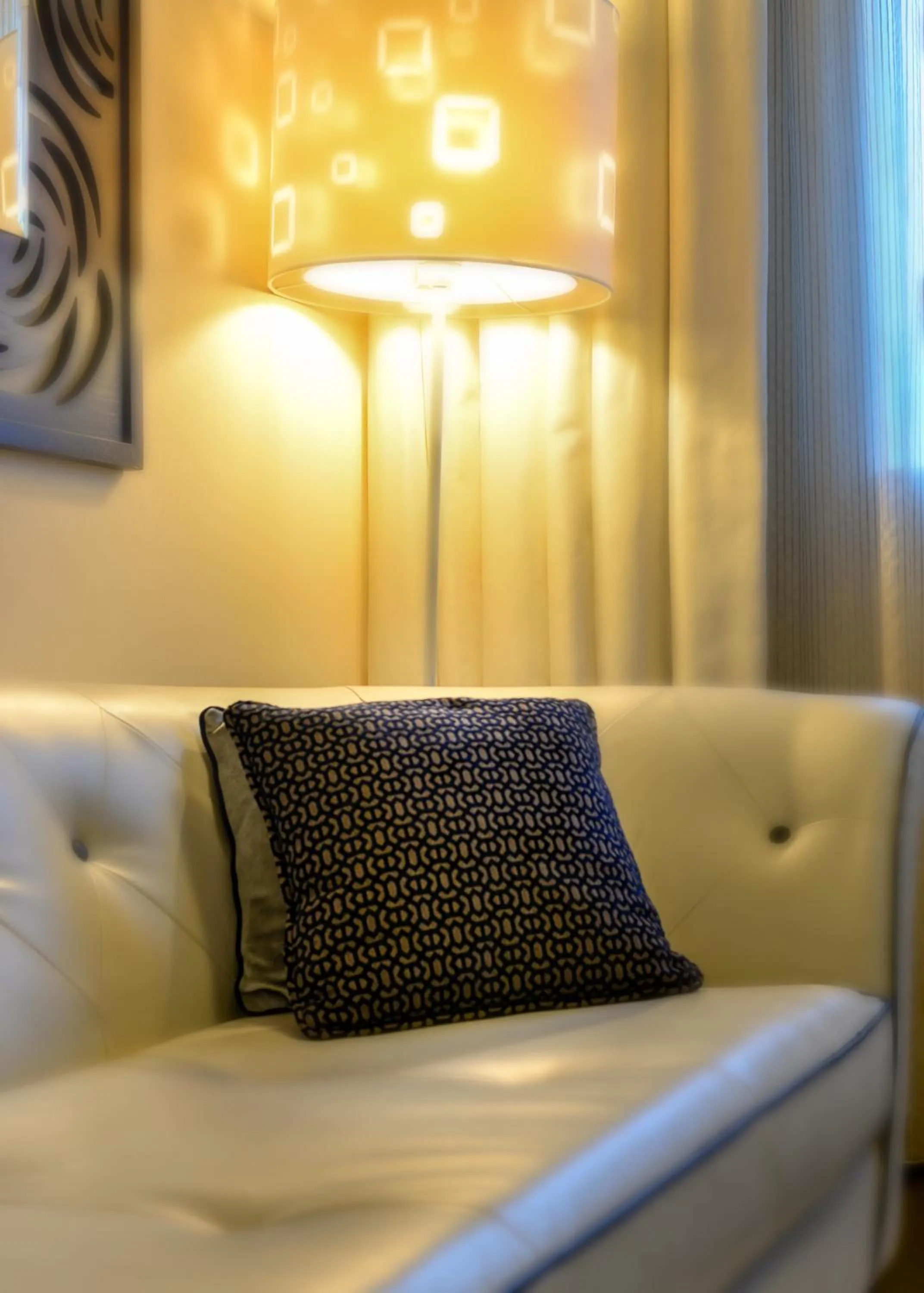 Decorative detail, Bed in First Central Hotel Suites