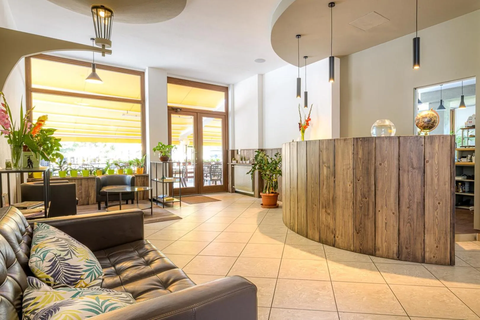 Lobby or reception in Hotel La Rotonda