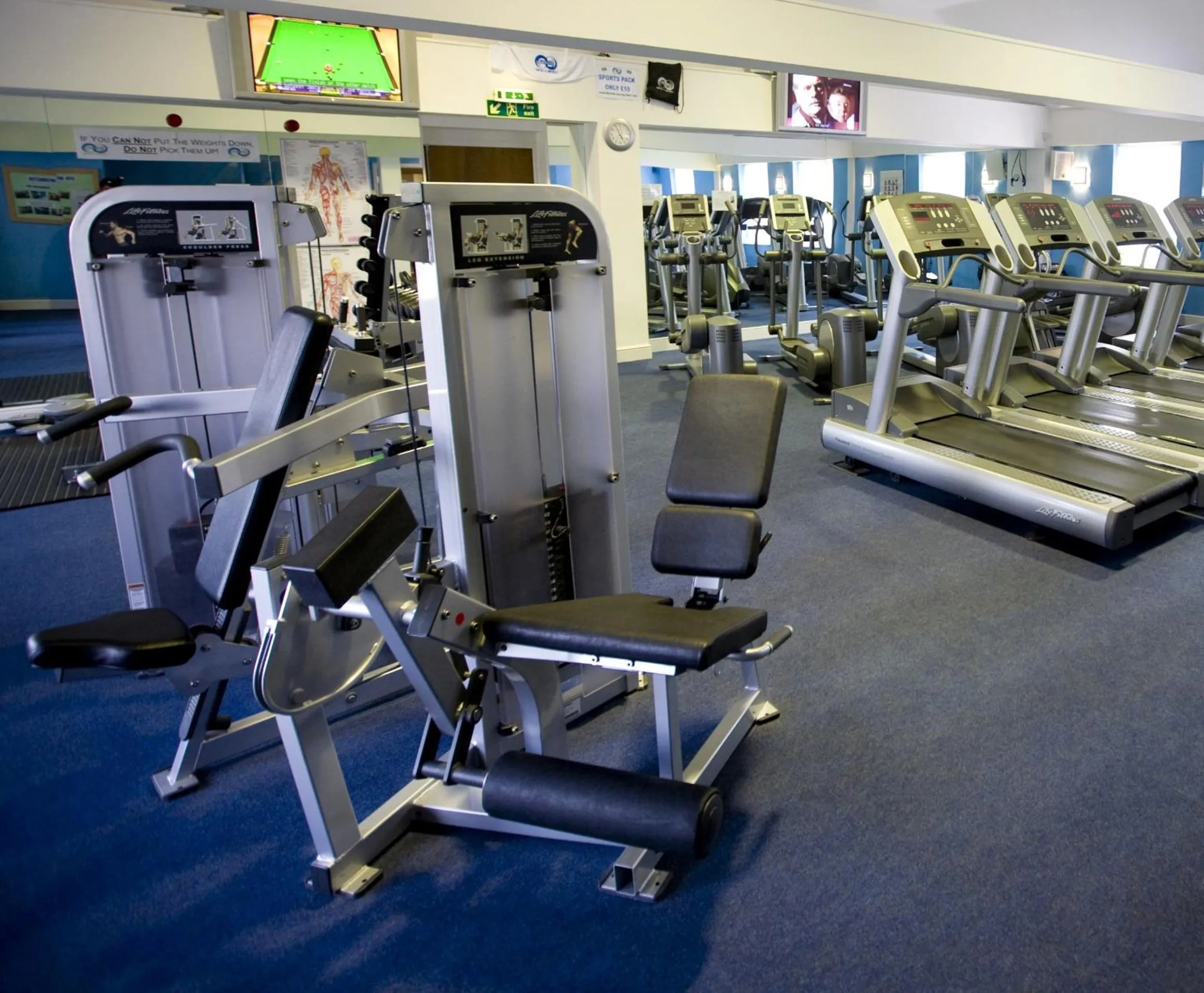 Fitness centre/facilities in The Sitwell Arms Hotel