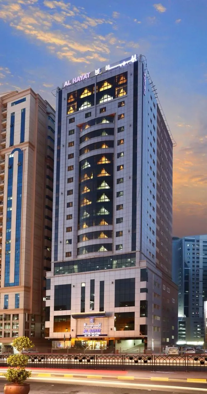 Property building in Al Hayat Hotel Suites