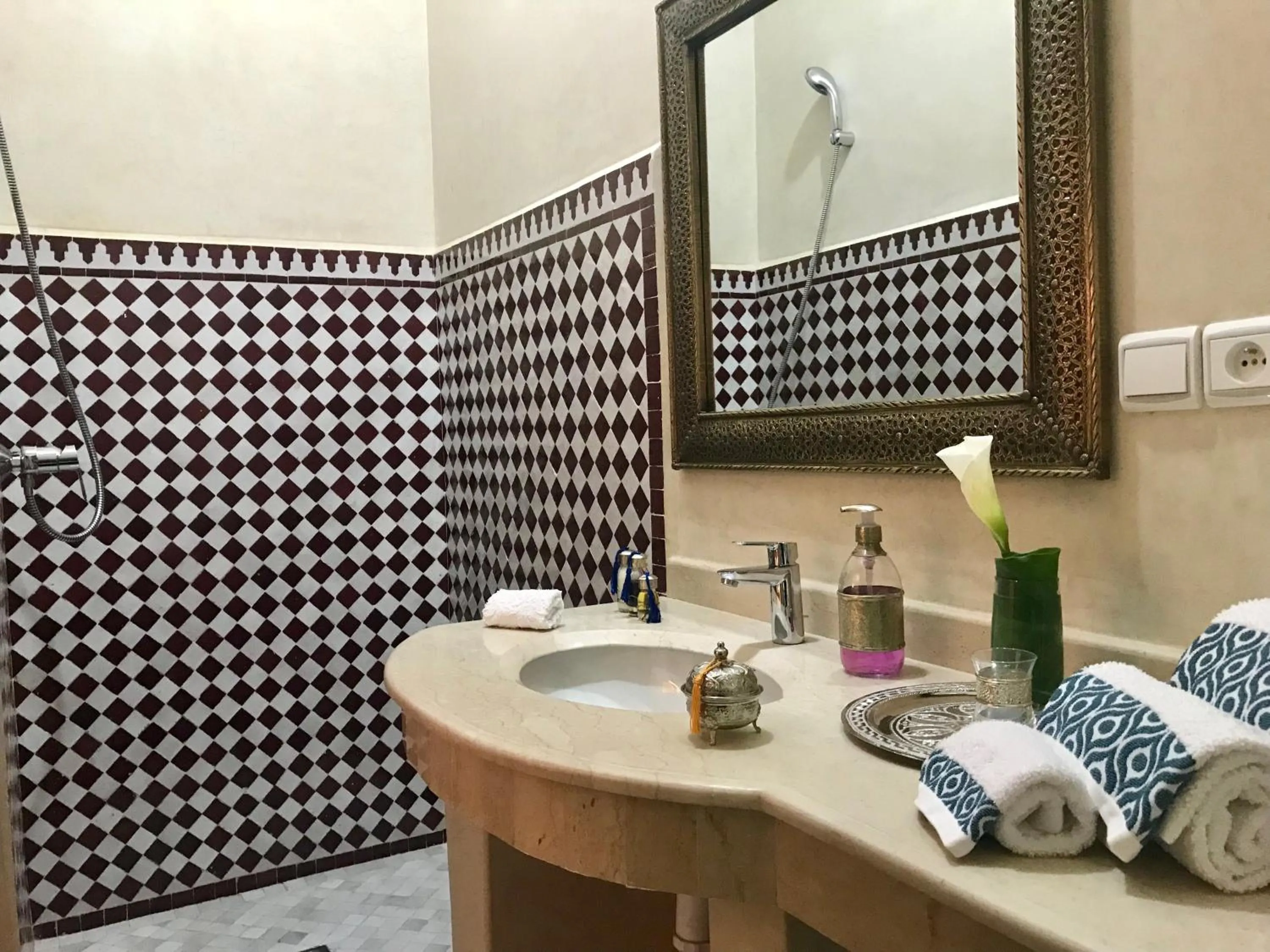 Bathroom in Riad Miral