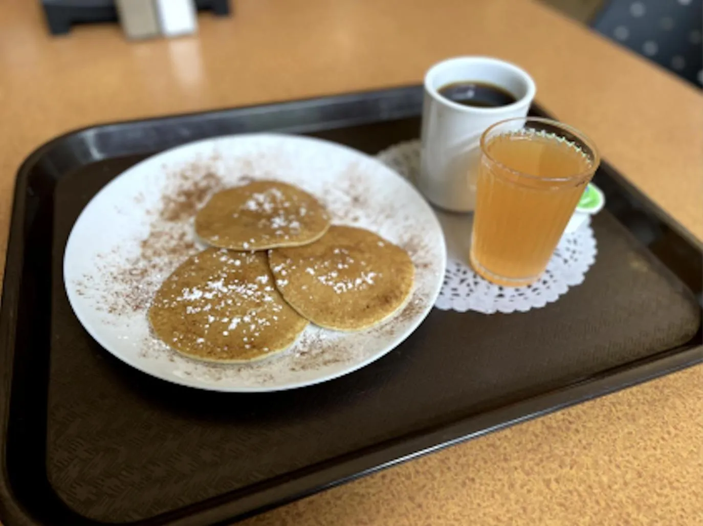 Breakfast in Carey Centre on UBC campus