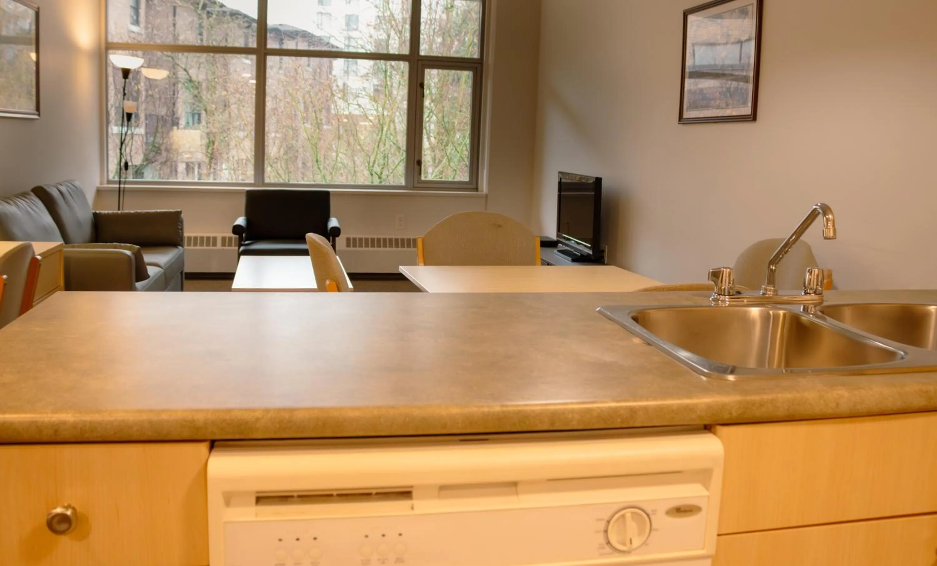 Kitchen or kitchenette in Carey Centre on UBC campus