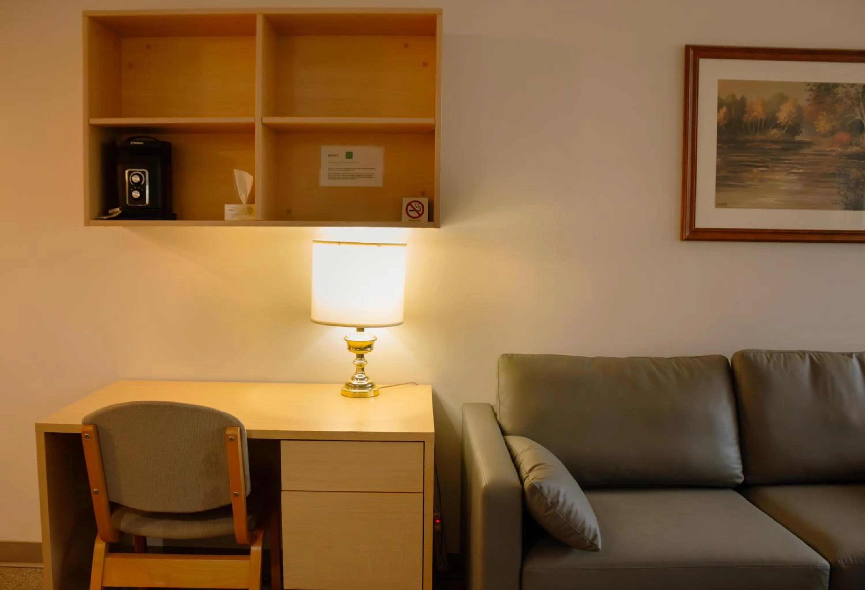 Seating area in Carey Centre on UBC campus