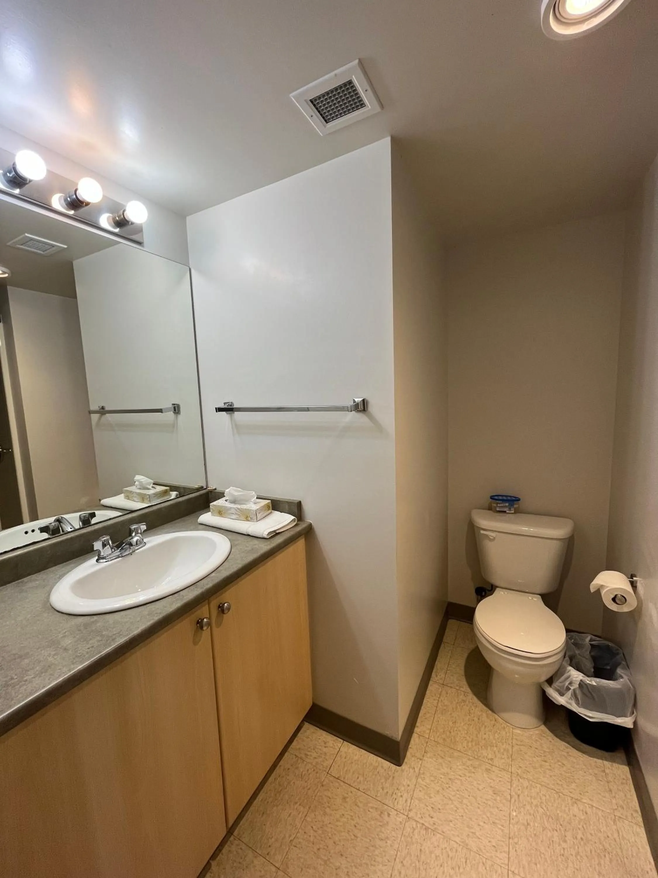 Bathroom in Carey Centre on UBC campus