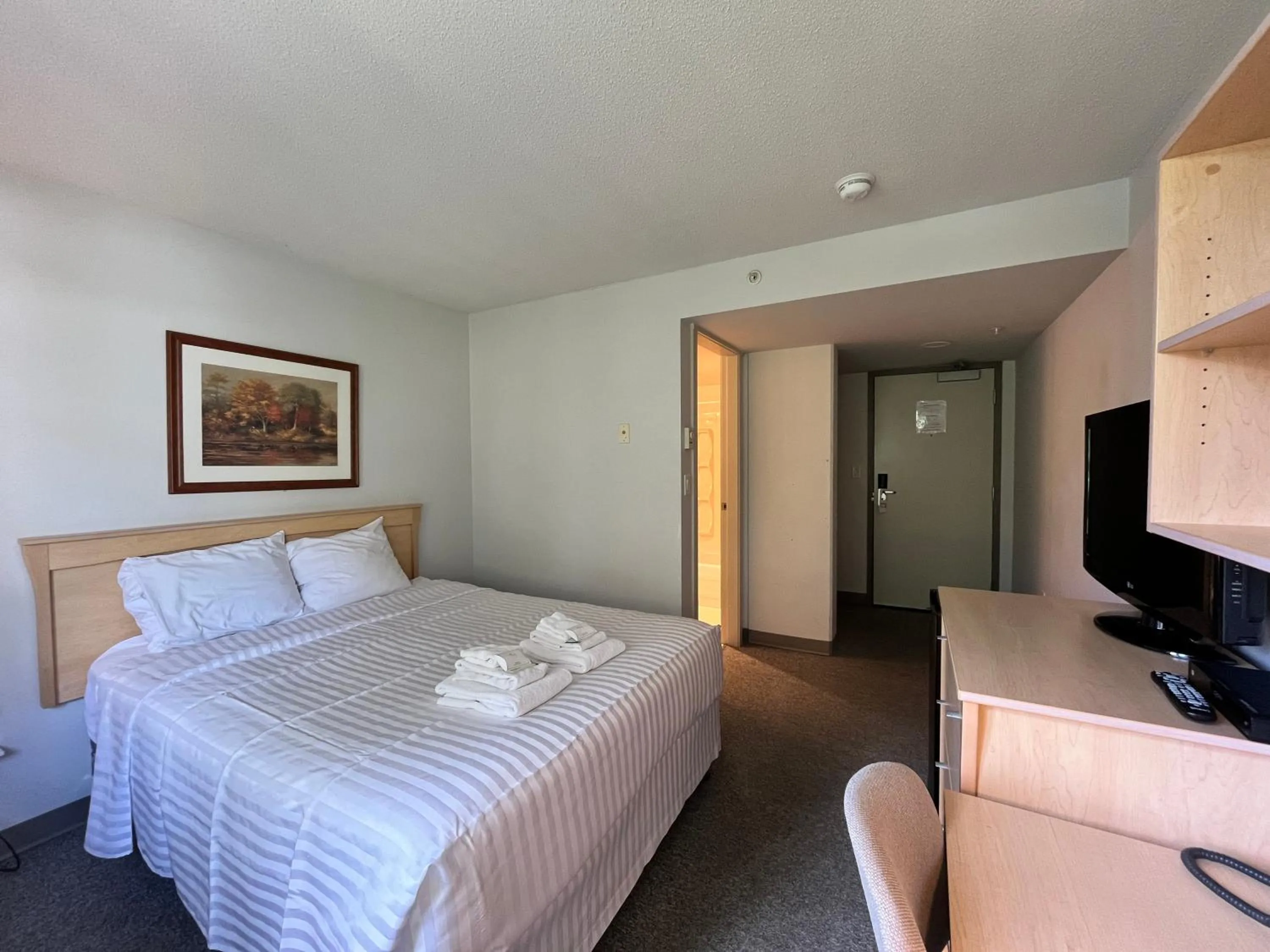 Bed in Carey Centre on UBC campus