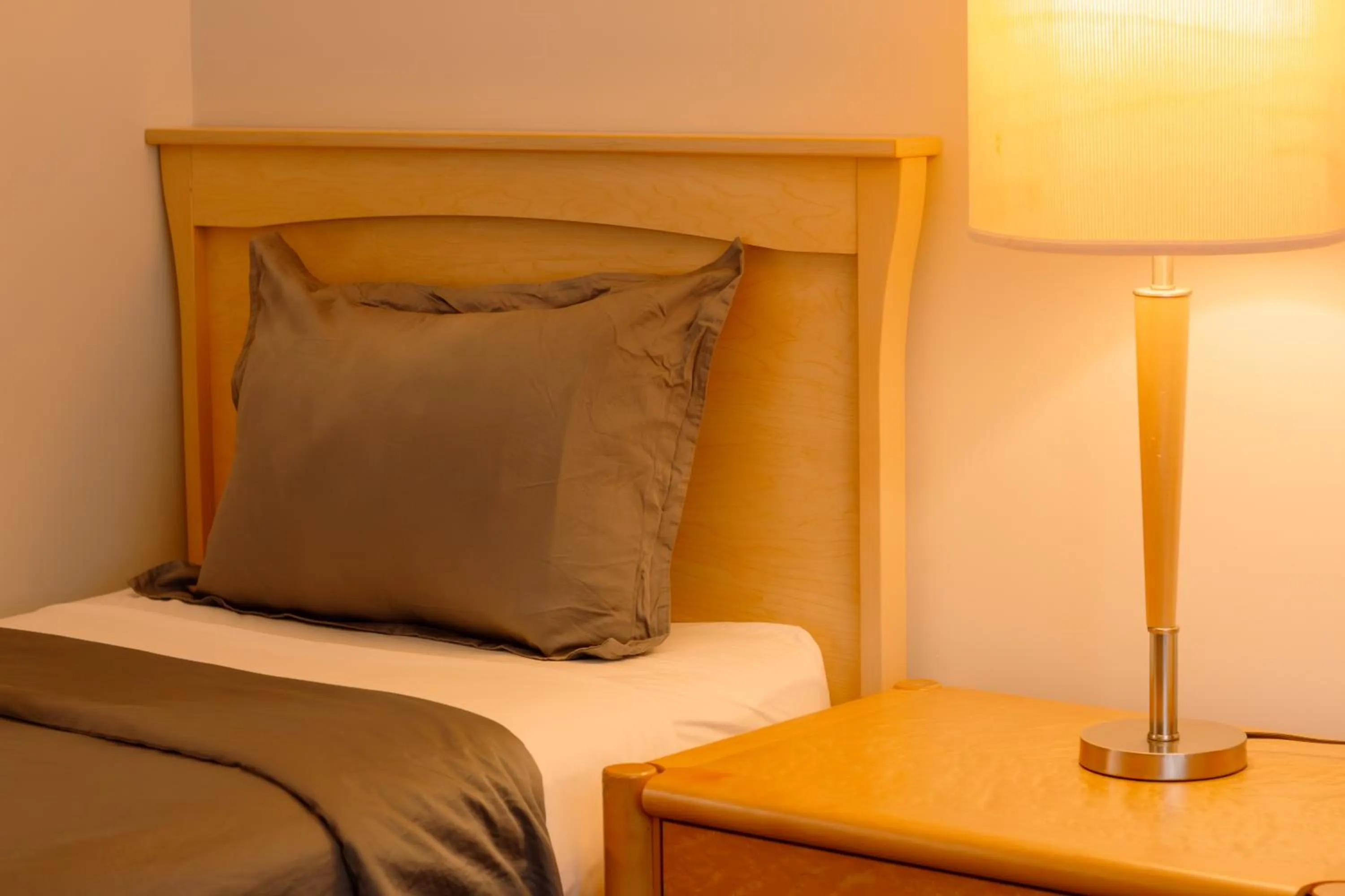 Bed in Carey Centre on UBC campus