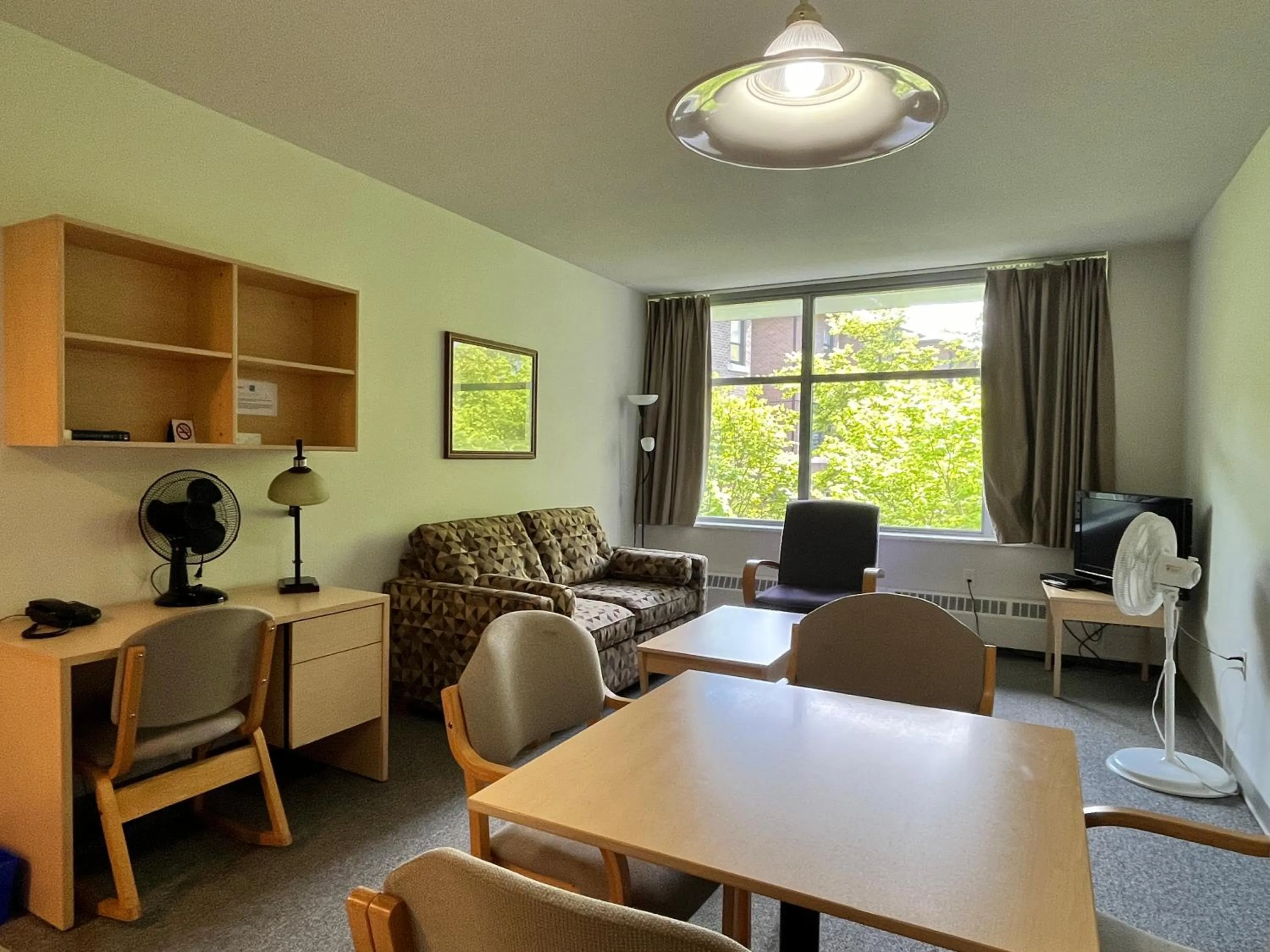 Living room in Carey Centre on UBC campus