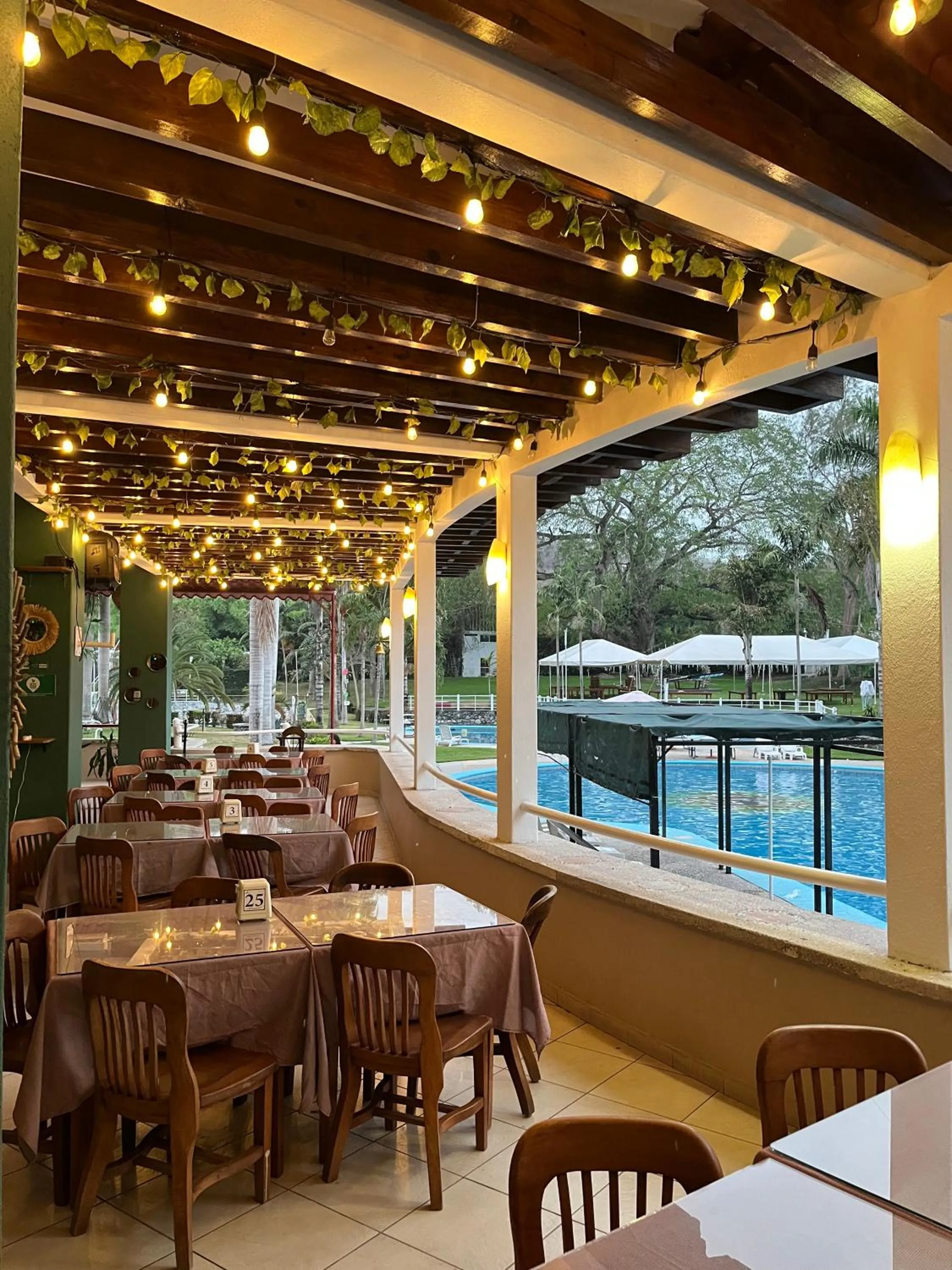 Restaurant/places to eat in Hotel Puente Nacional & Spa