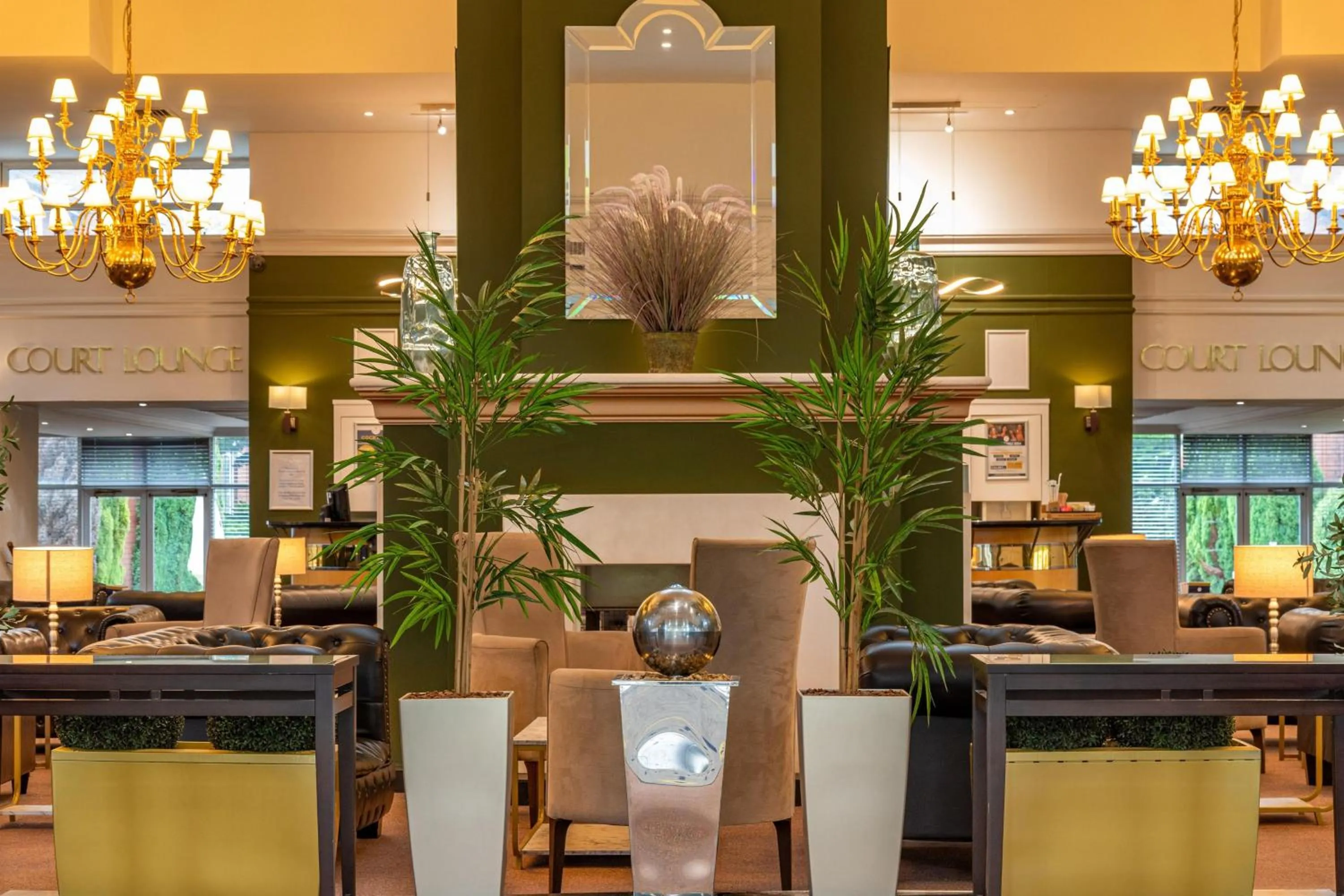 Lobby or reception in Bromsgrove Hotel and Spa