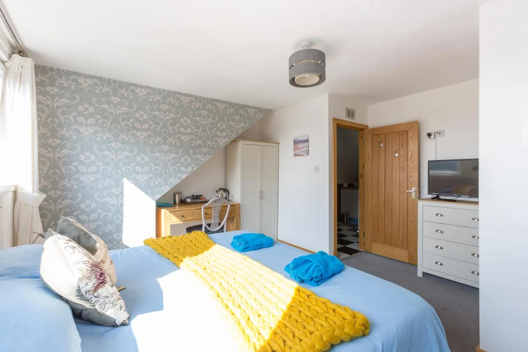 Bed in Bamse Guest House