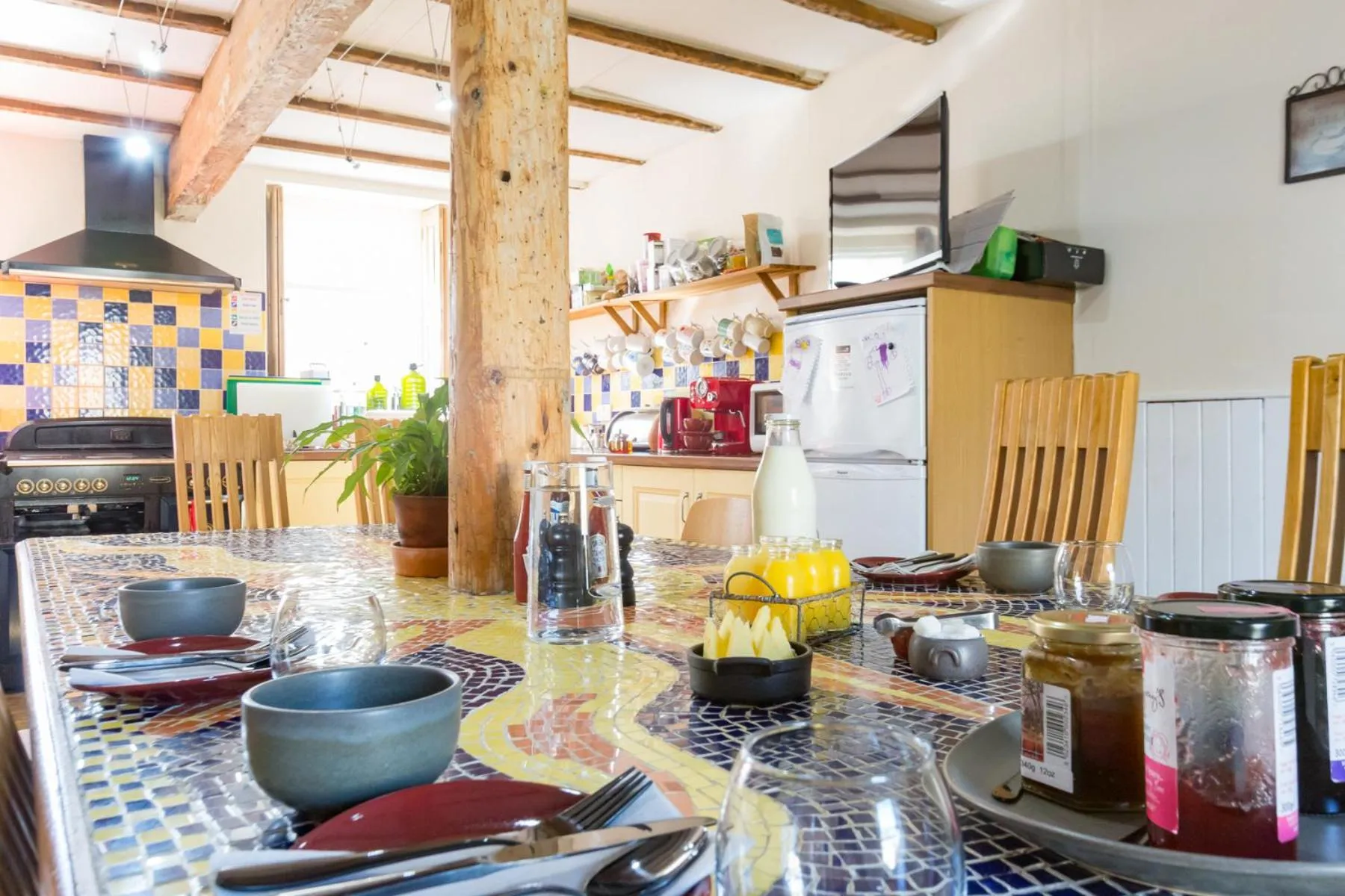 Dining area in Bamse Guest House