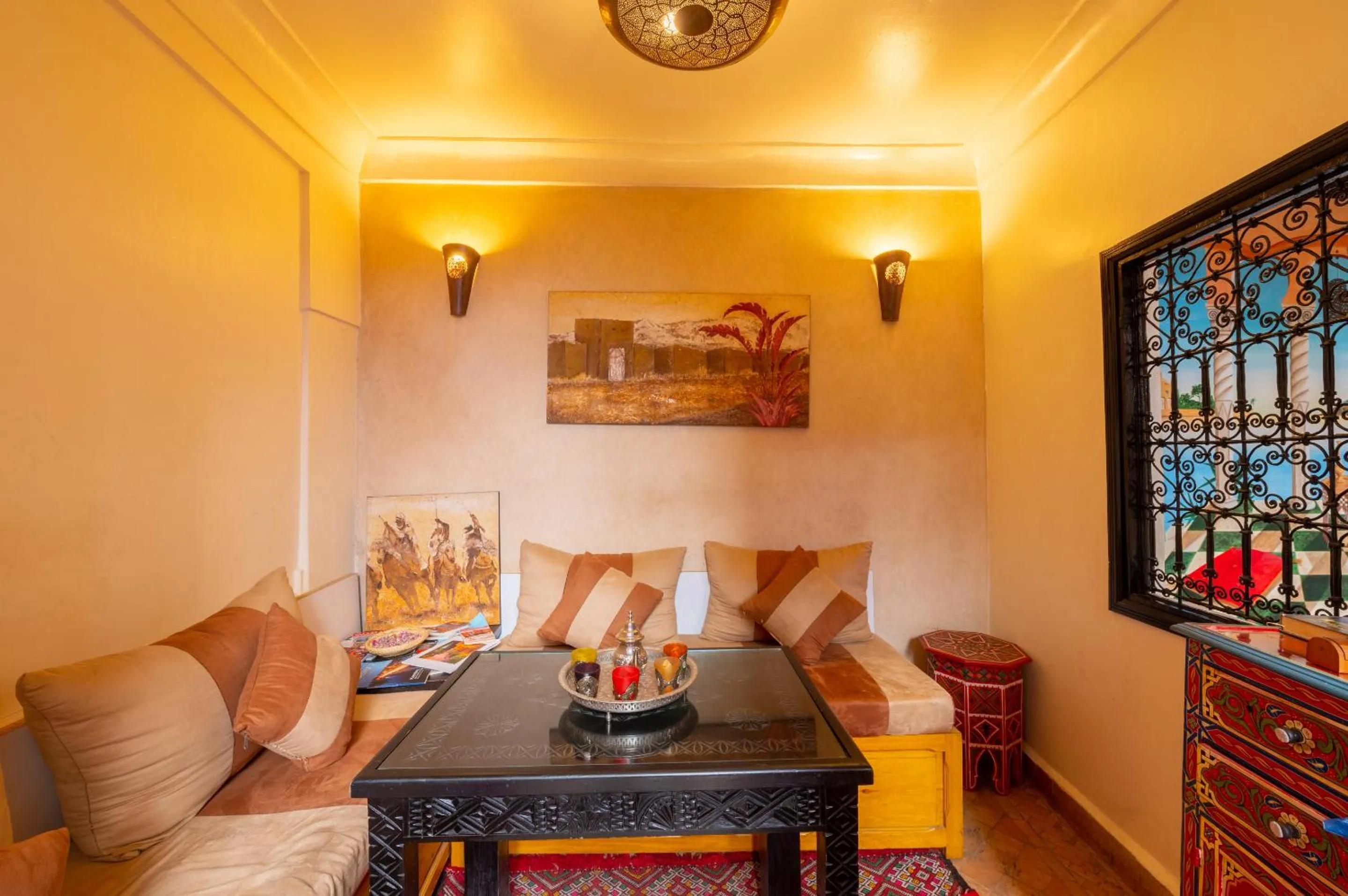 Living room in Riad M'boja "Chez Ali Baba"