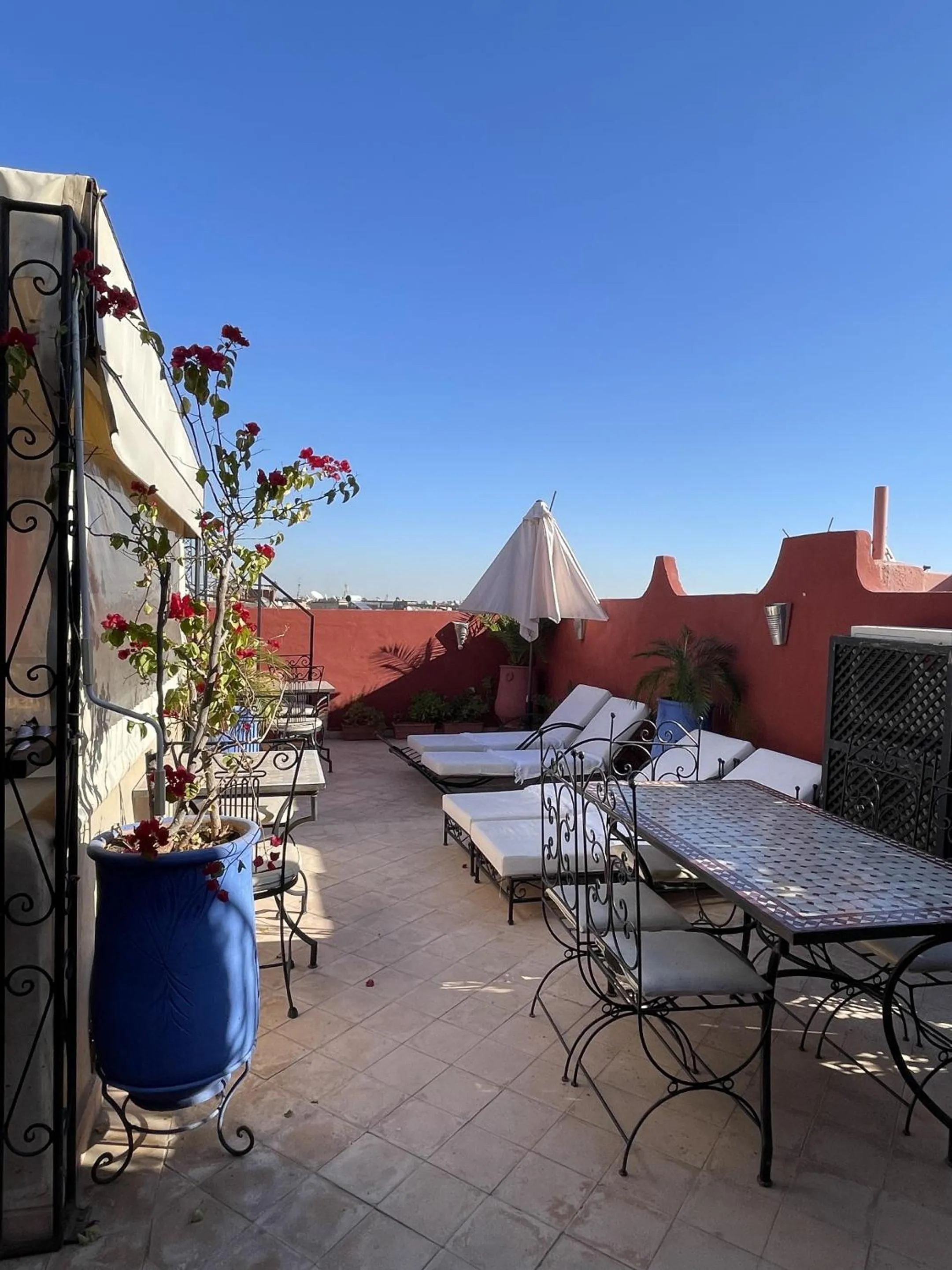 Patio in Riad M'boja "Chez Ali Baba"