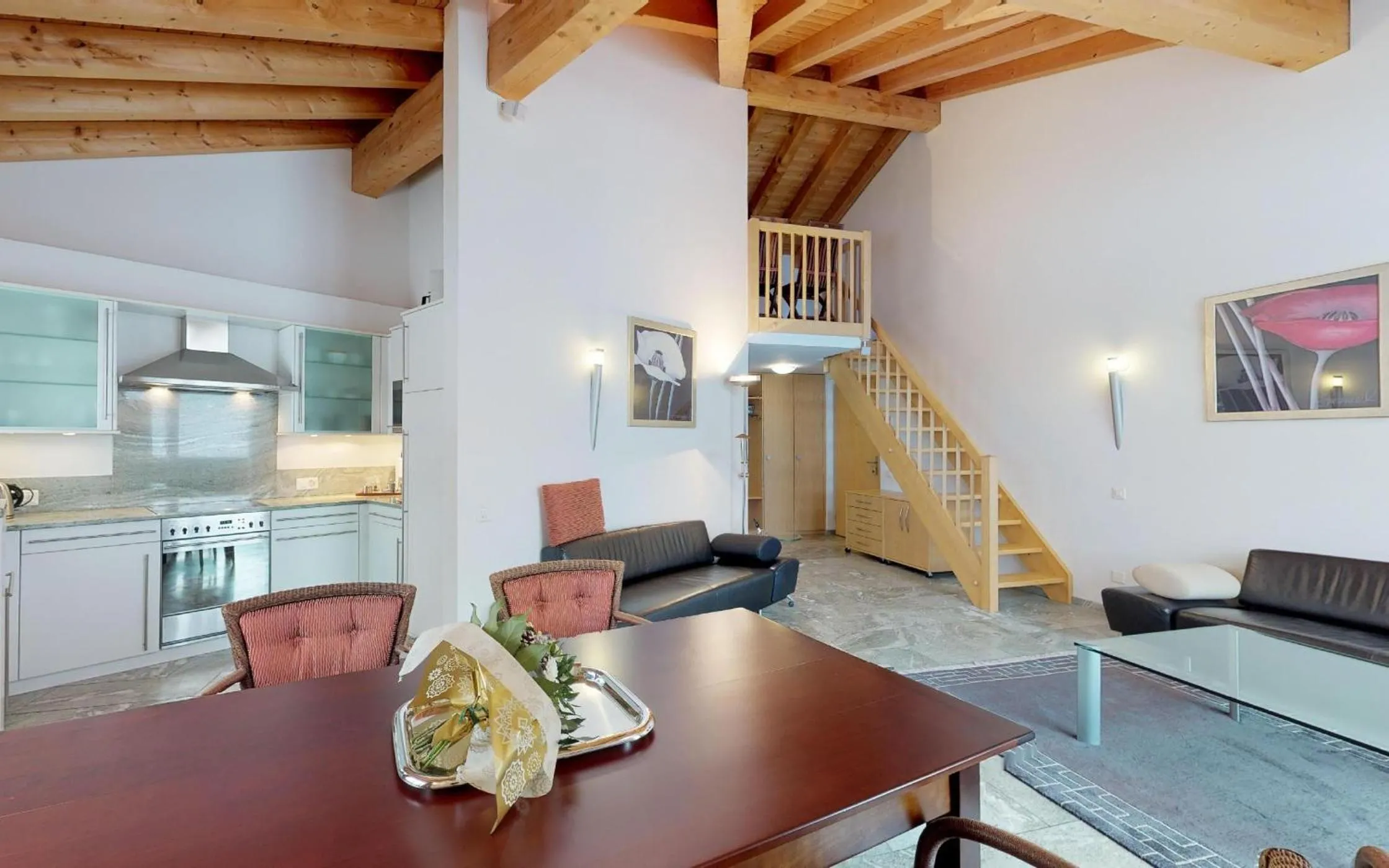Living room in Sur Crasta