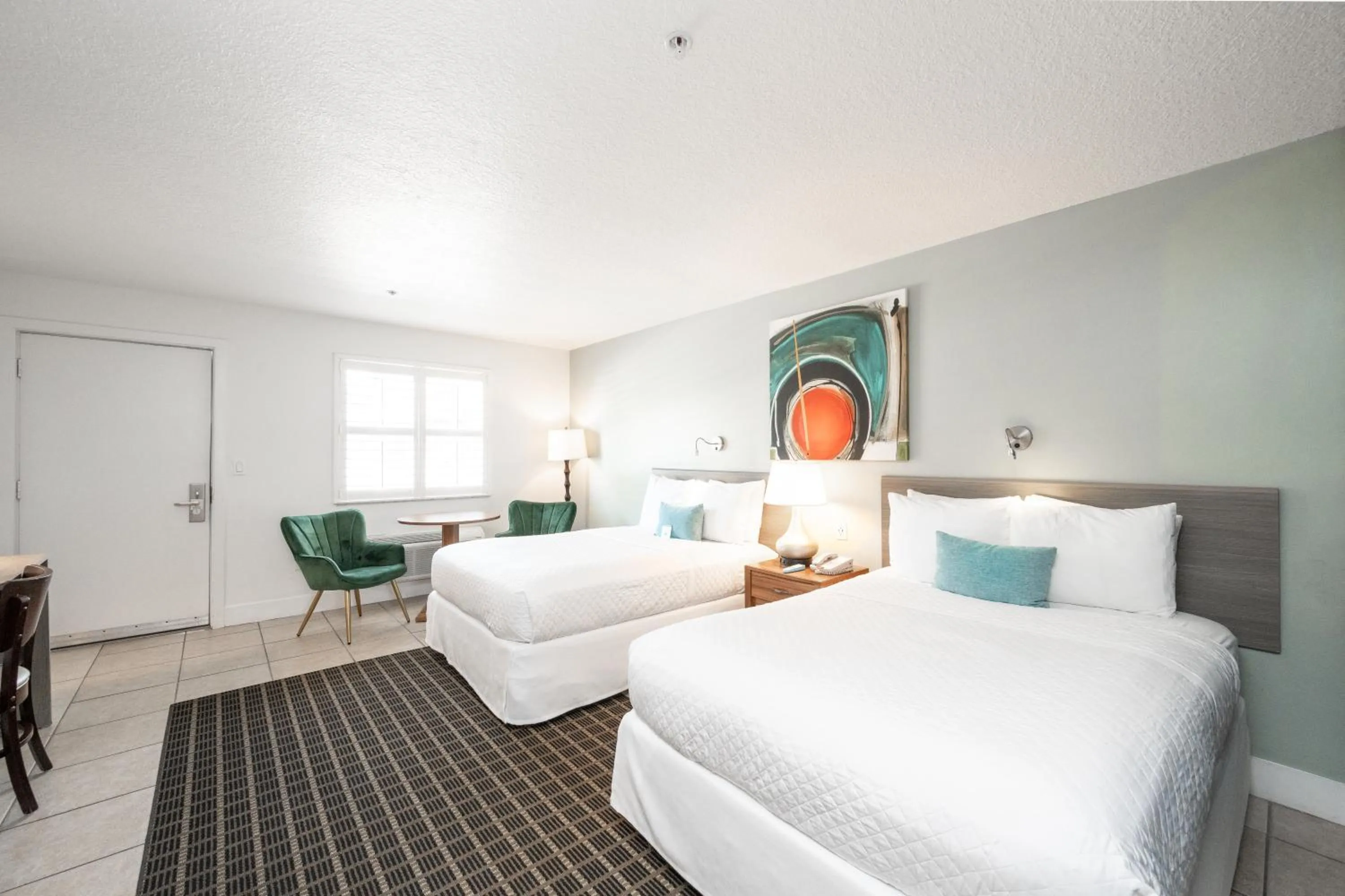 Bed in Blue Marlin Motel