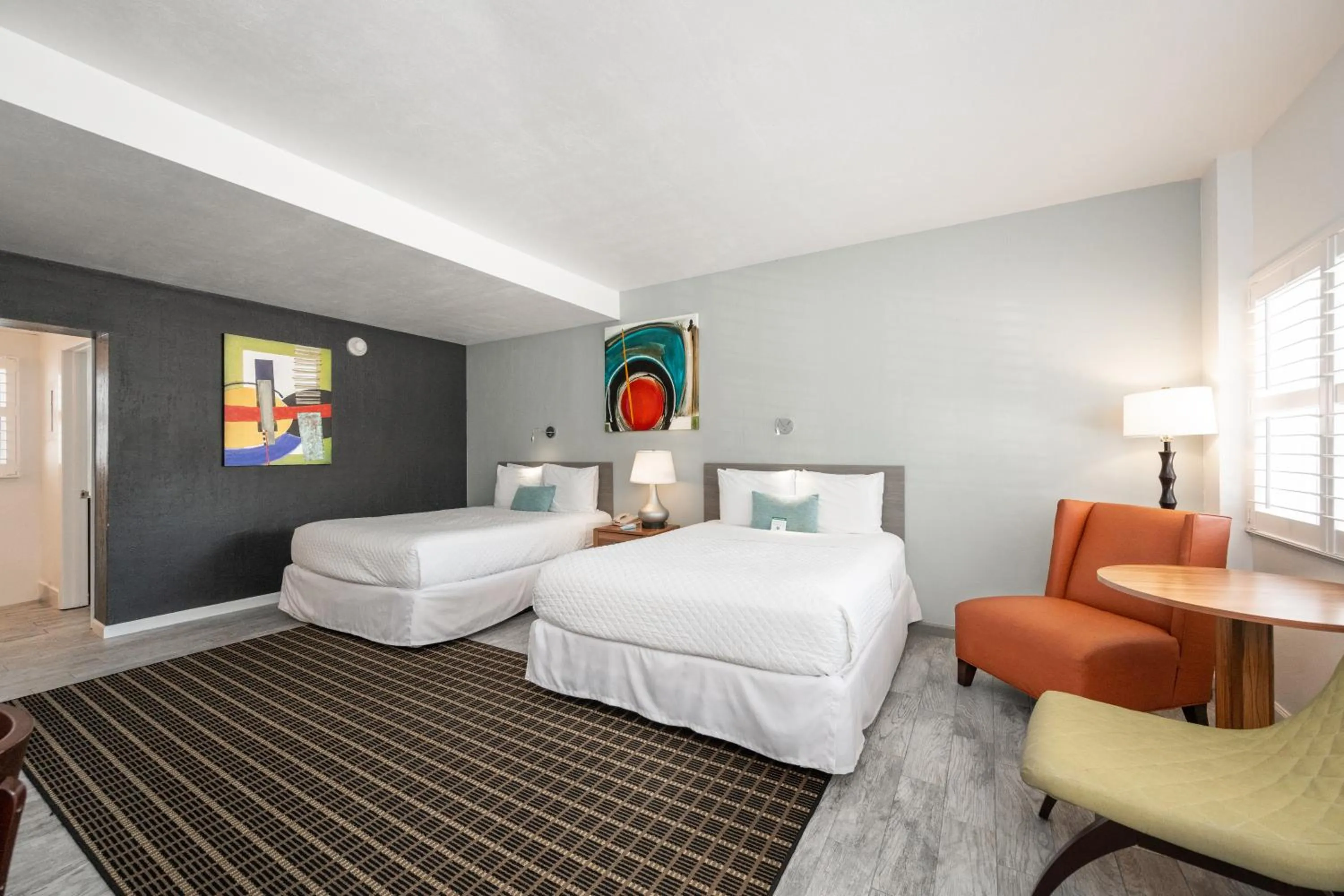 Bed in Blue Marlin Motel