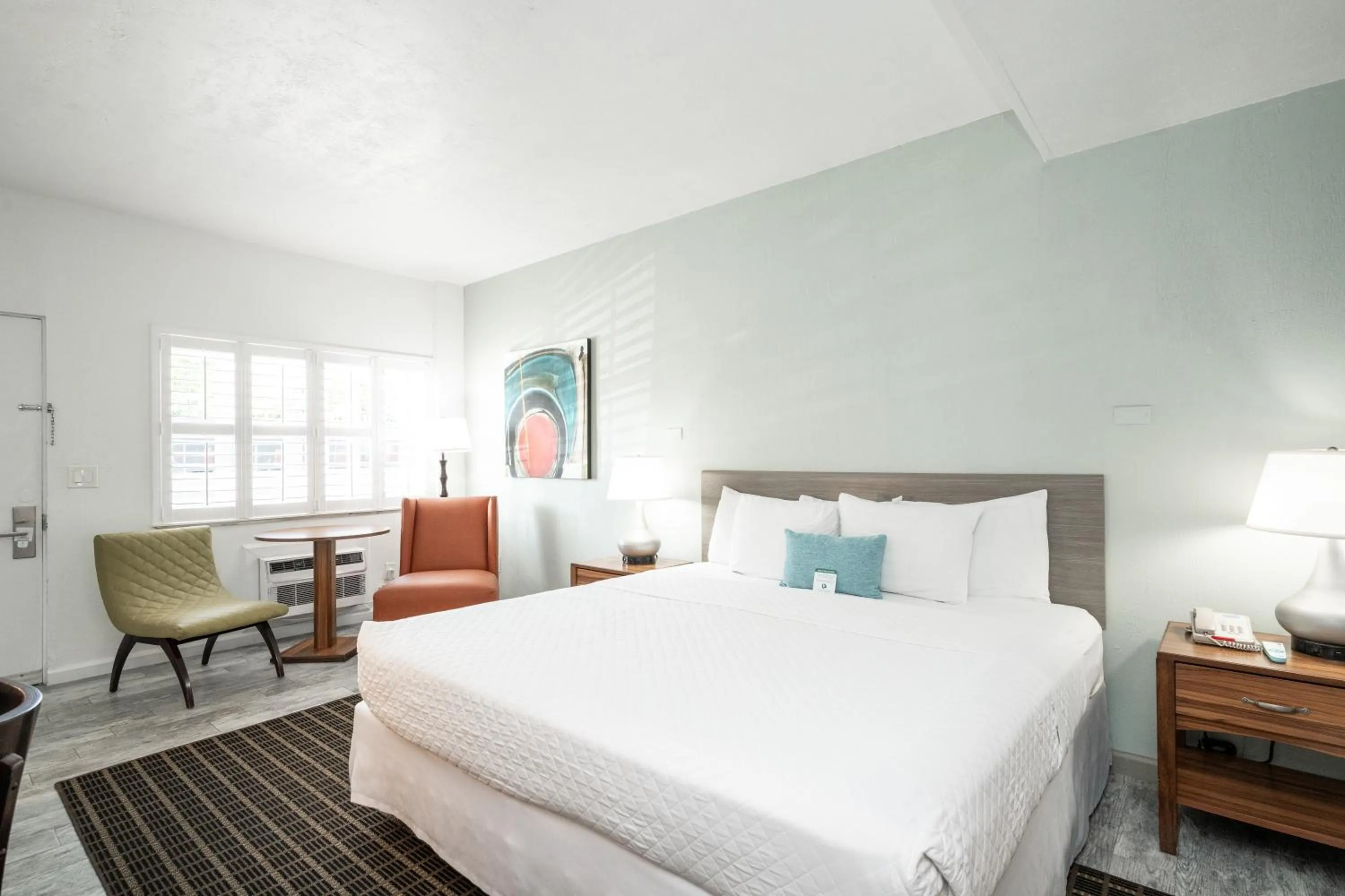 Bed in Blue Marlin Motel