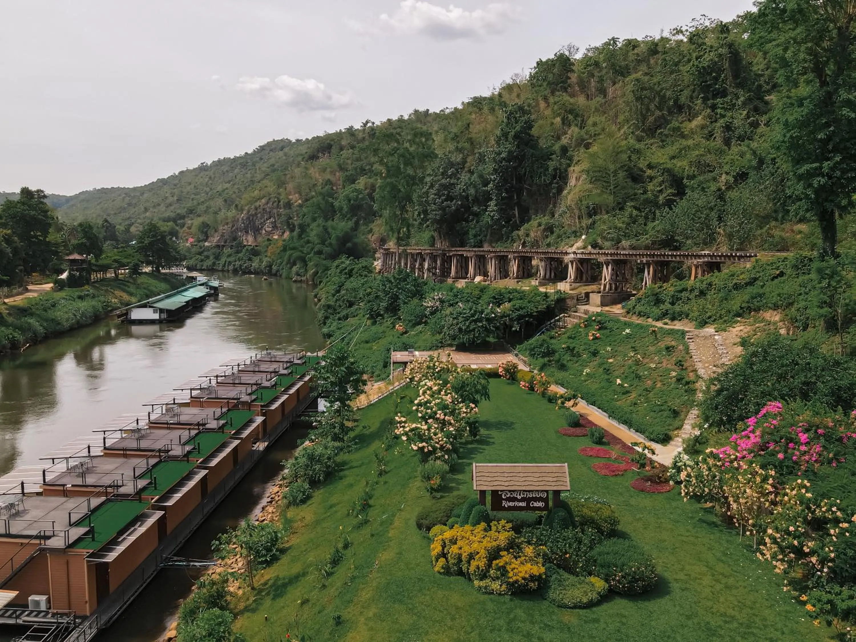 Mountain view in Suan Sai Yok Resort