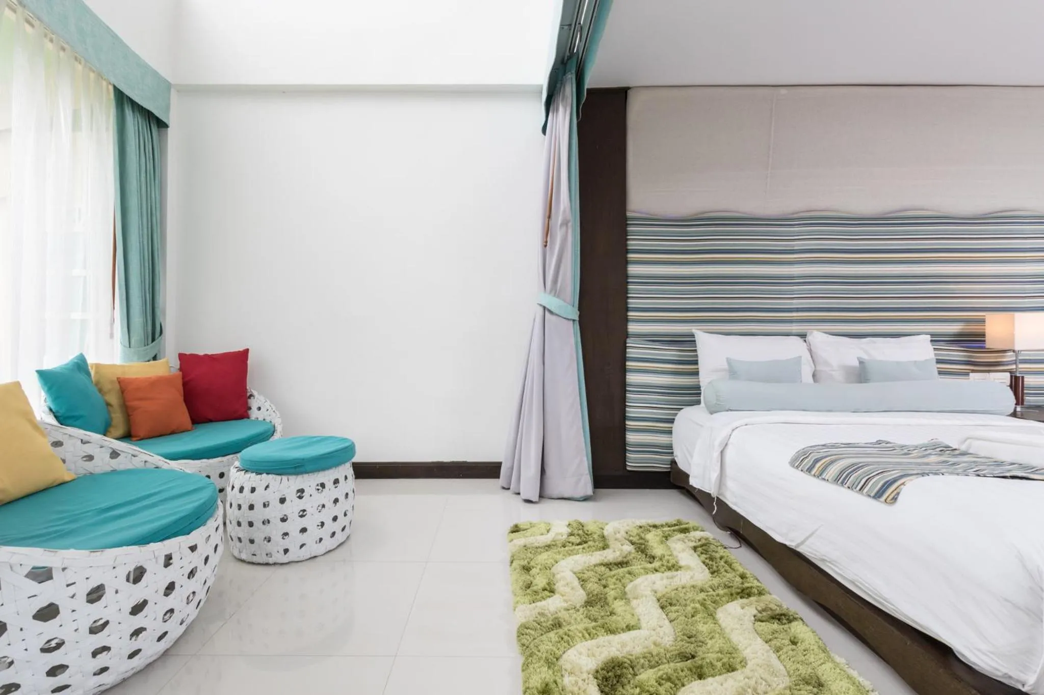 Photo of the whole room, Bed in Suan Sai Yok Resort