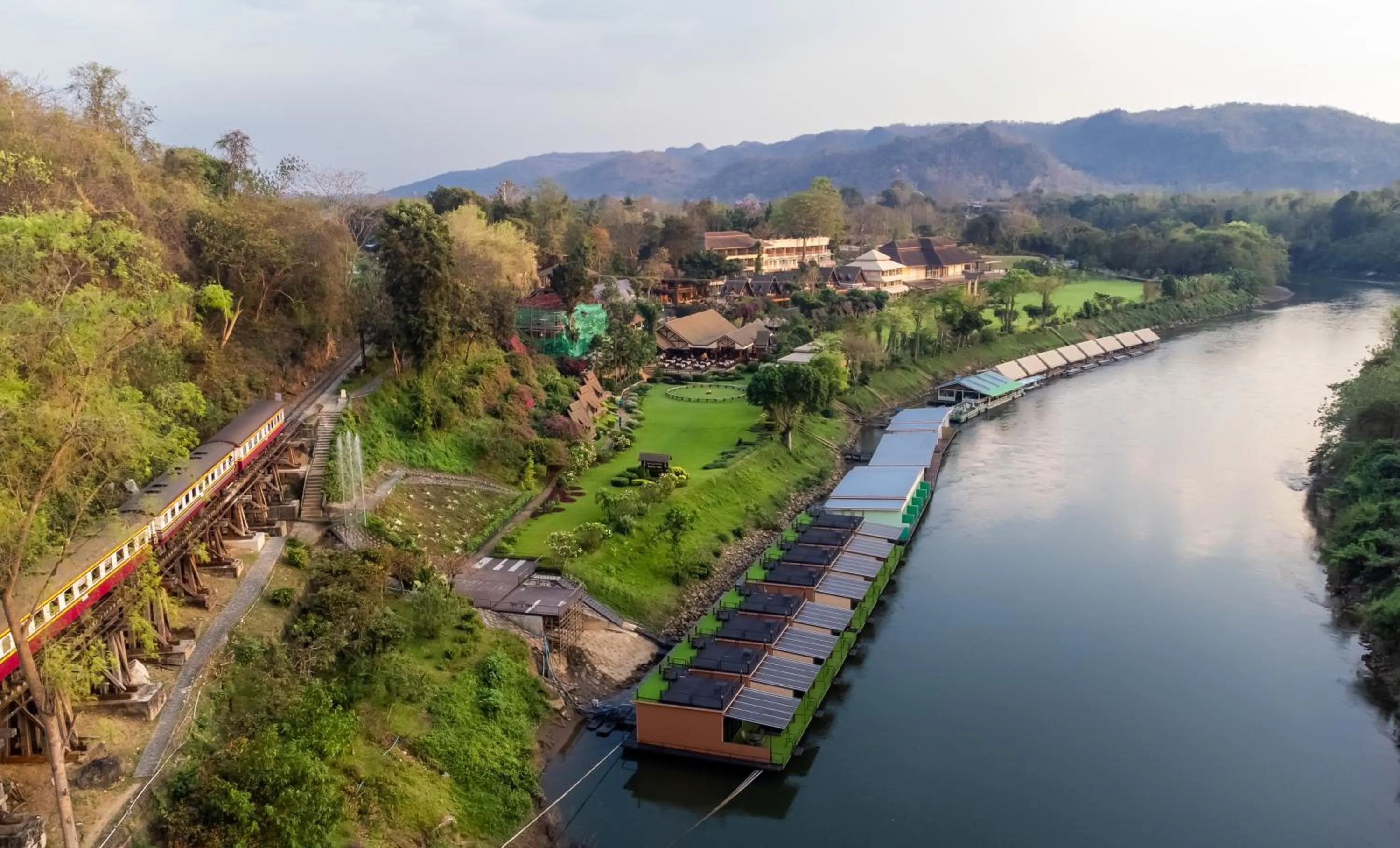 Garden view in Suan Sai Yok Resort
