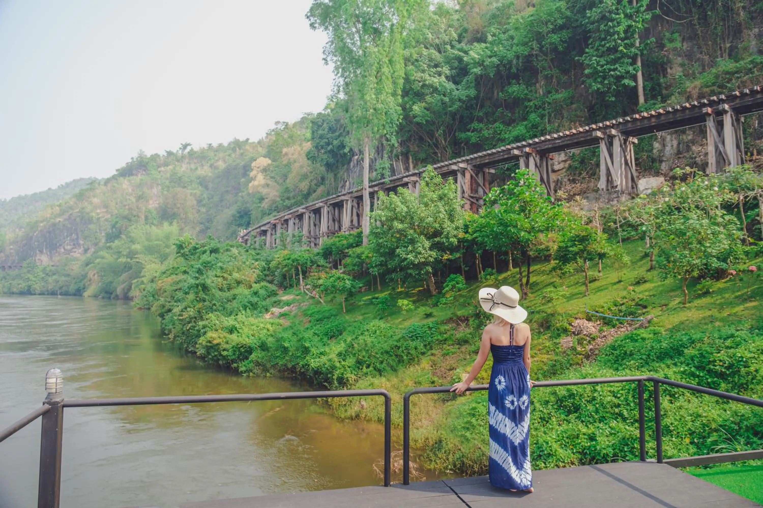River view in Suan Sai Yok Resort