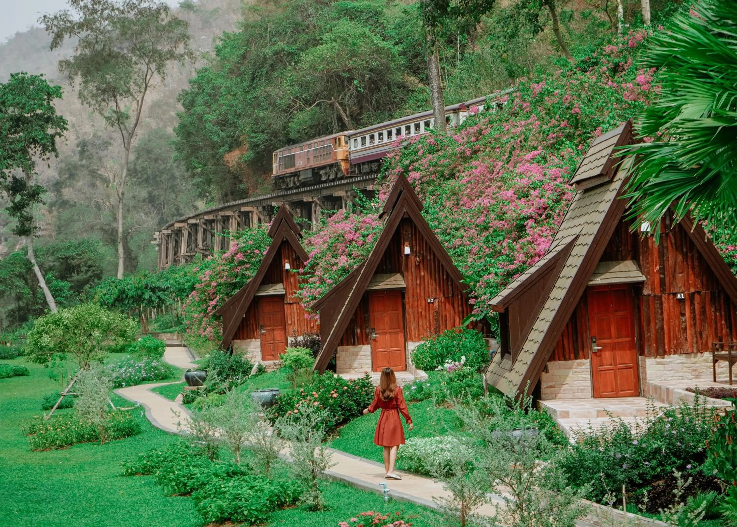 Photo of the whole room in Suan Sai Yok Resort