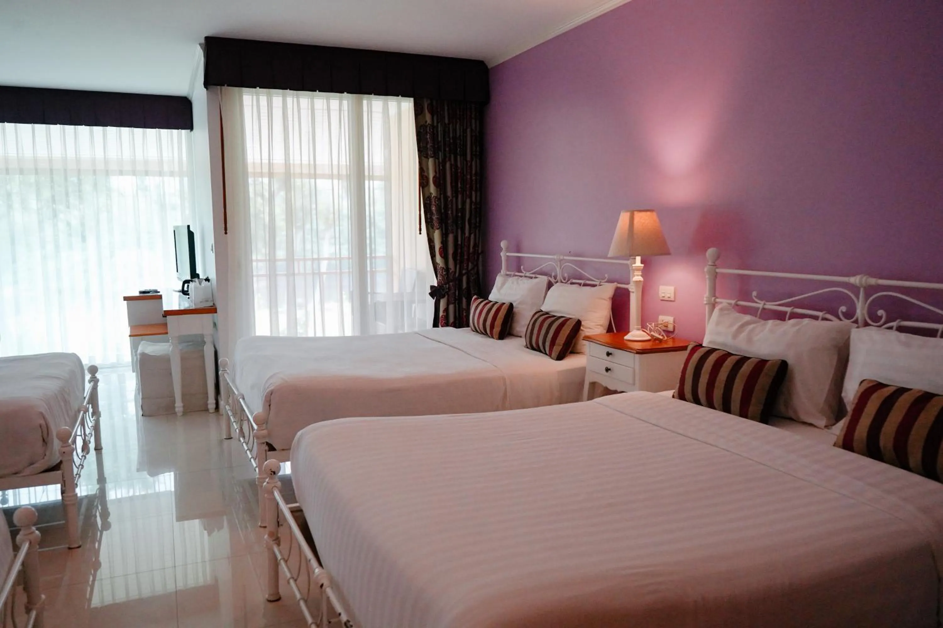 Photo of the whole room, Bed in Suan Sai Yok Resort