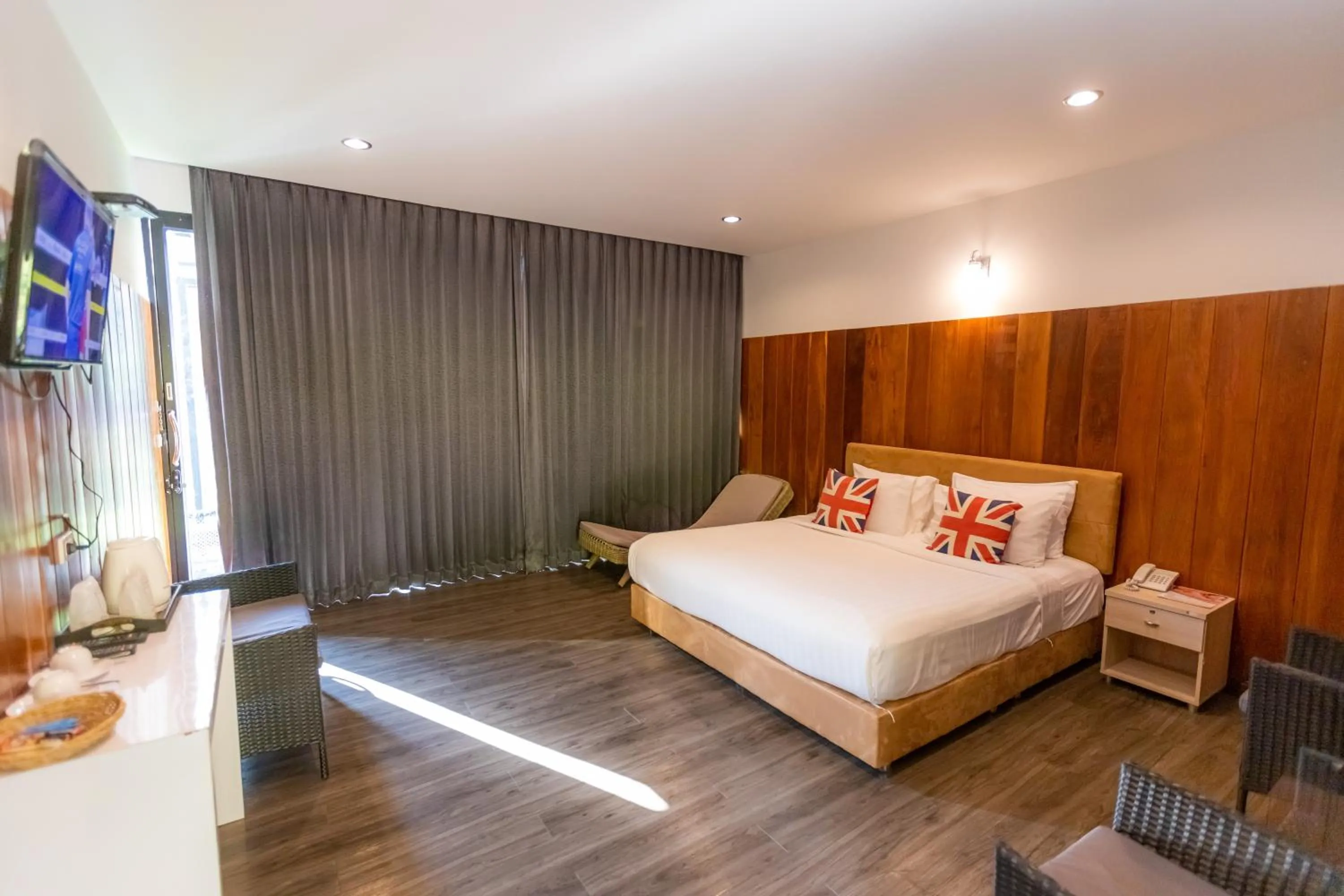 Coffee/tea facilities, Bed in Suan Sai Yok Resort