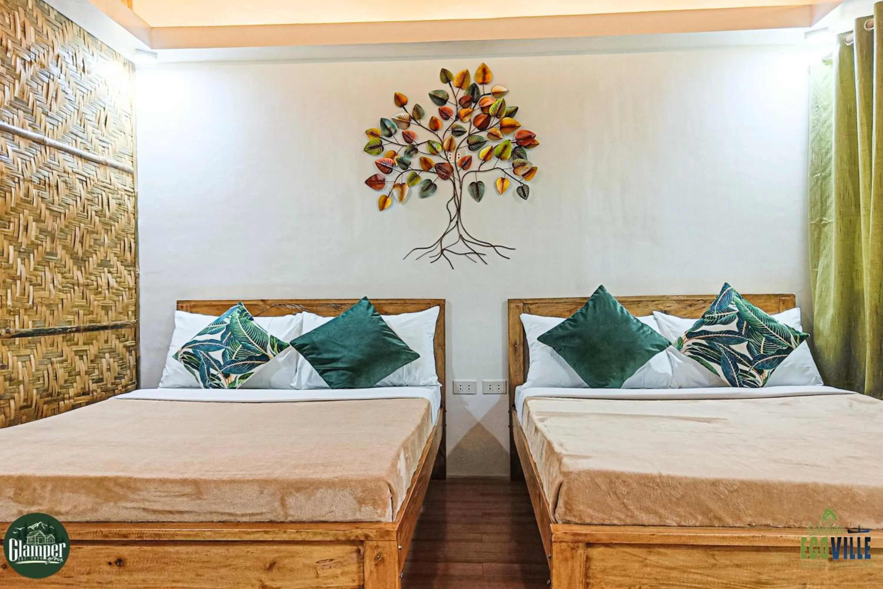 Bed in Caliraya Ecoville Recreation and Farm Resort