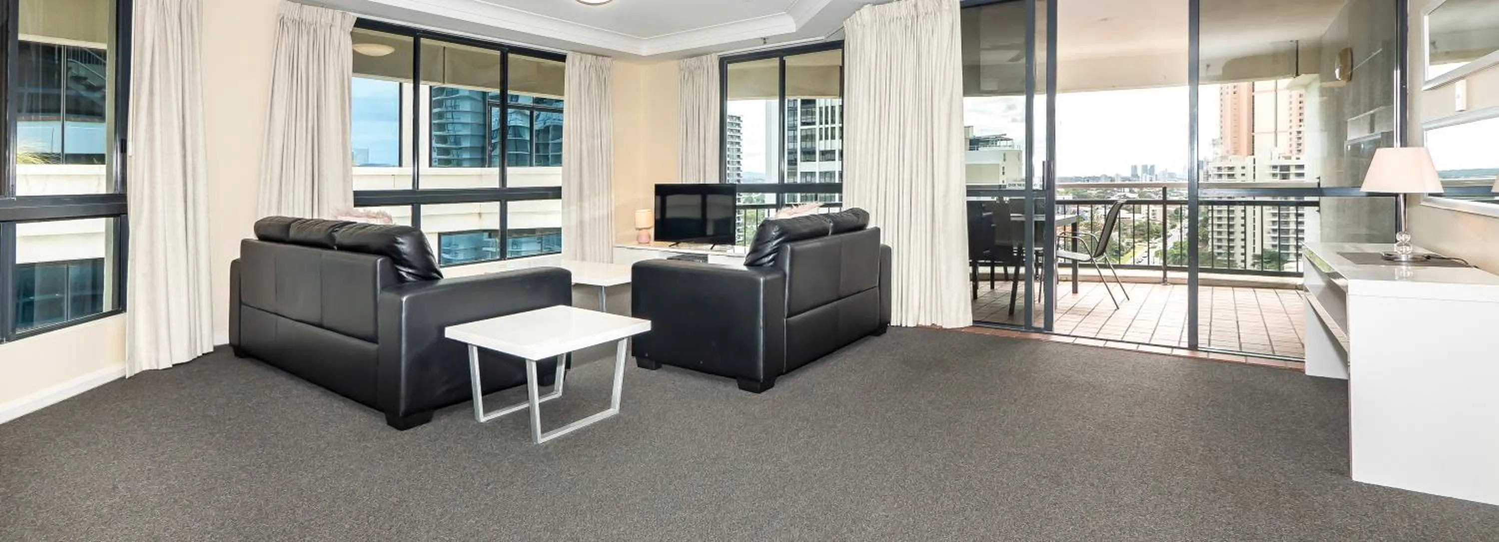 Patio in Victoria Square Apartments