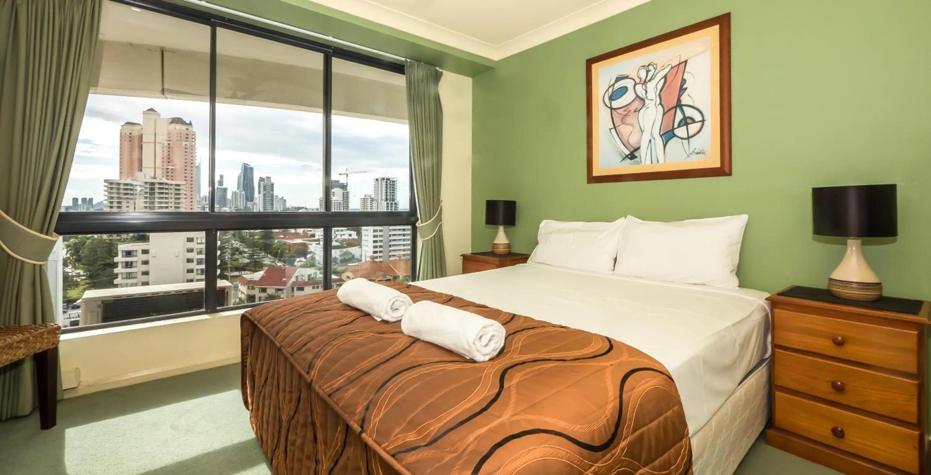 Bed in Victoria Square Apartments