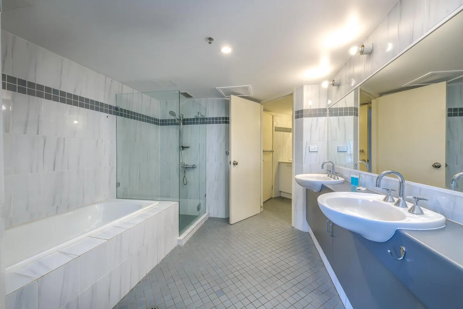 Shower in Victoria Square Apartments