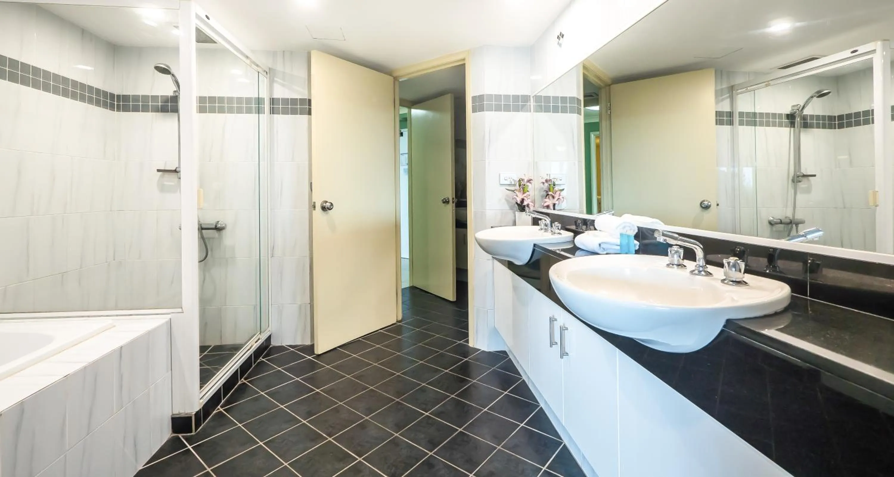 Shower in Victoria Square Apartments