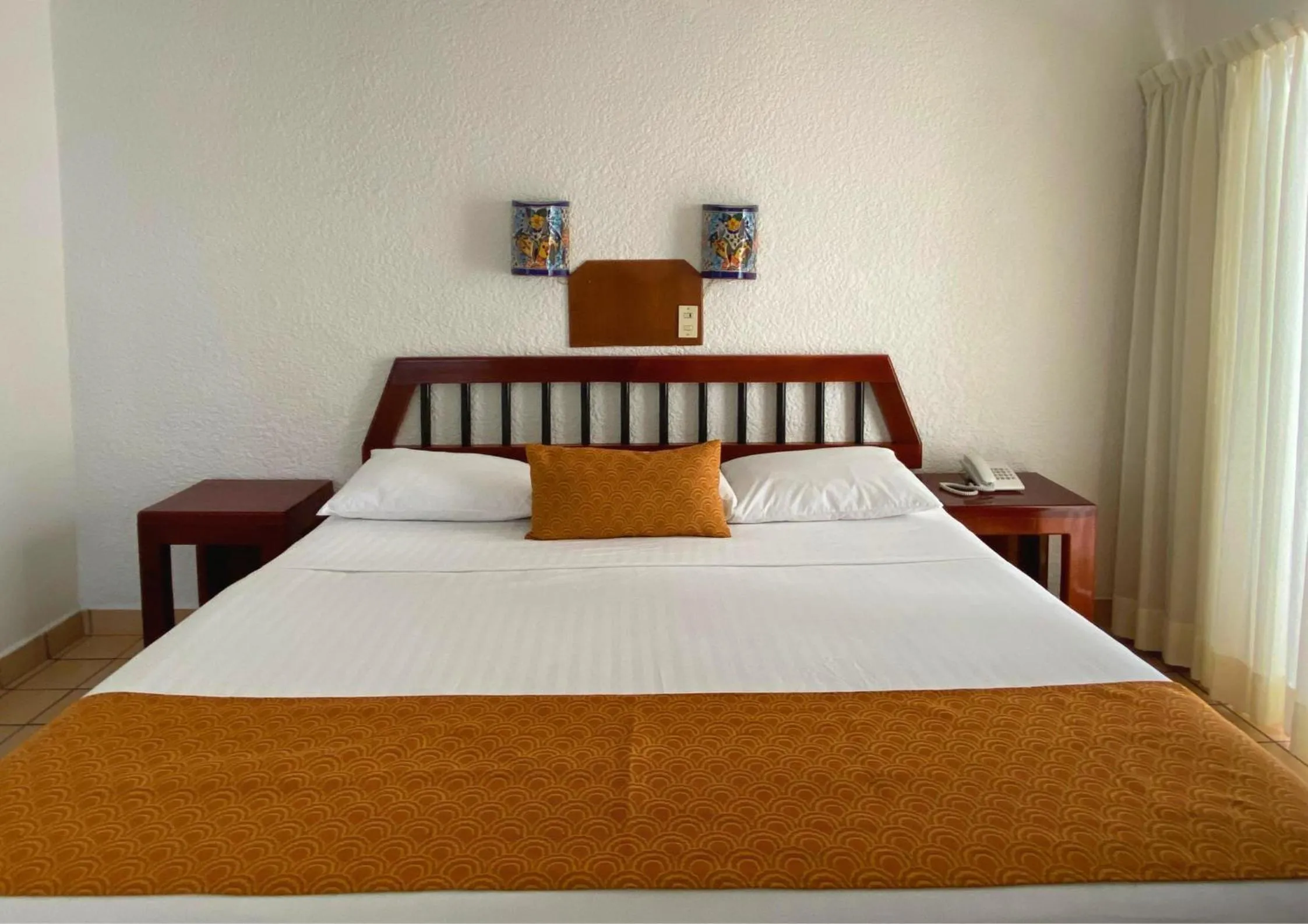 furniture, Bed in Hotel Maya Palenque