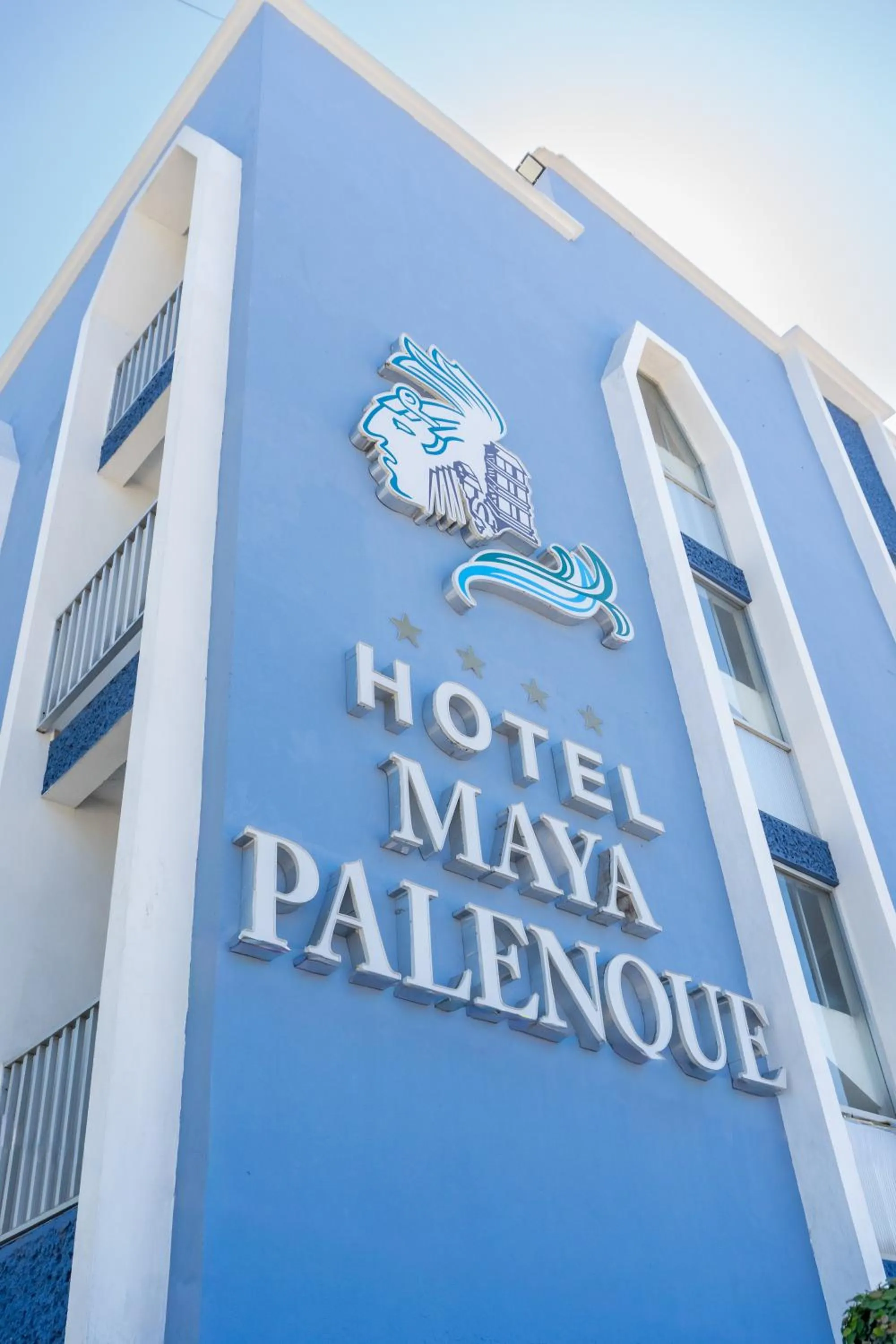 Facade/entrance in Hotel Maya Palenque