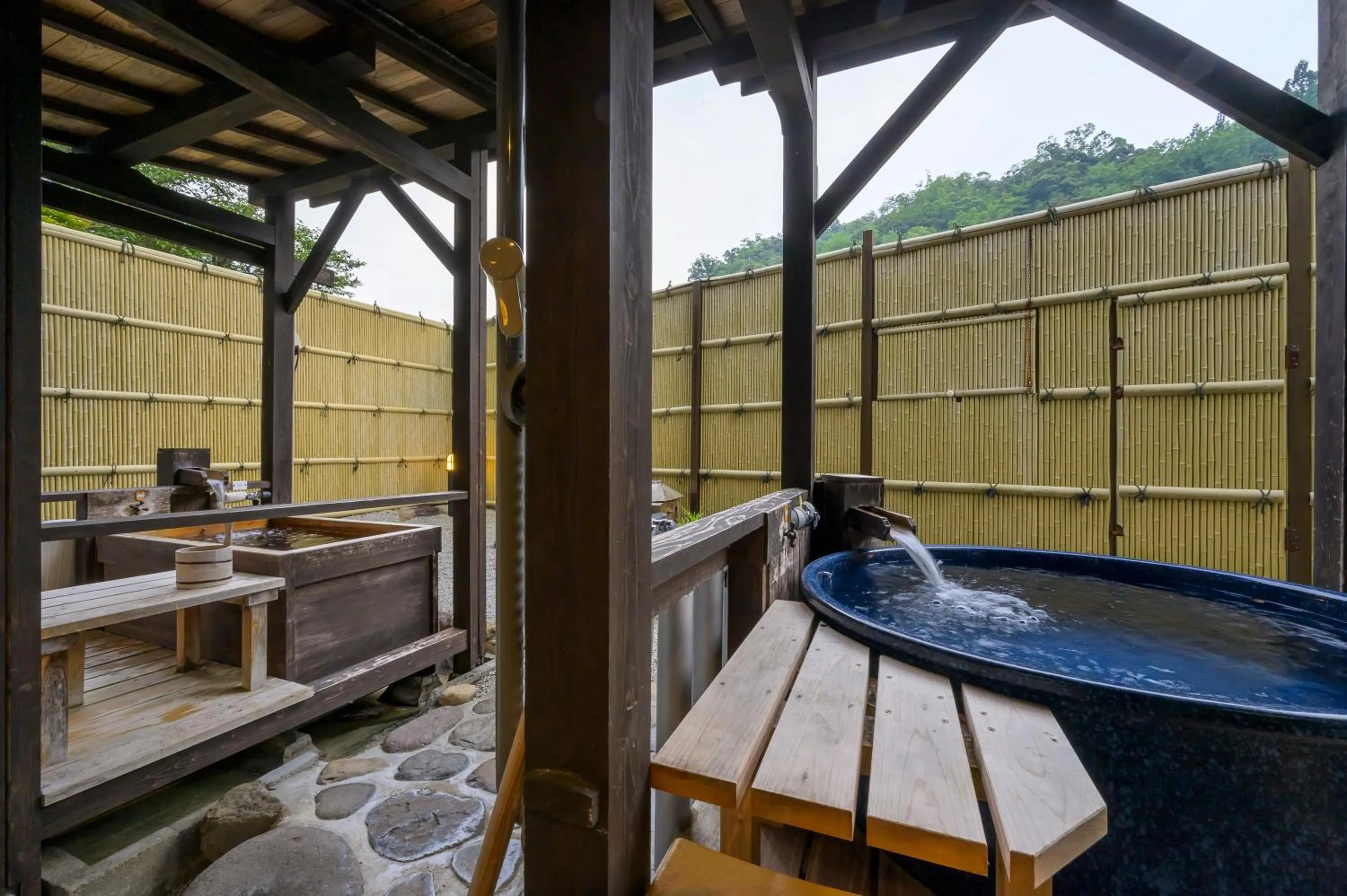Open Air Bath in Ryokan Ohashi