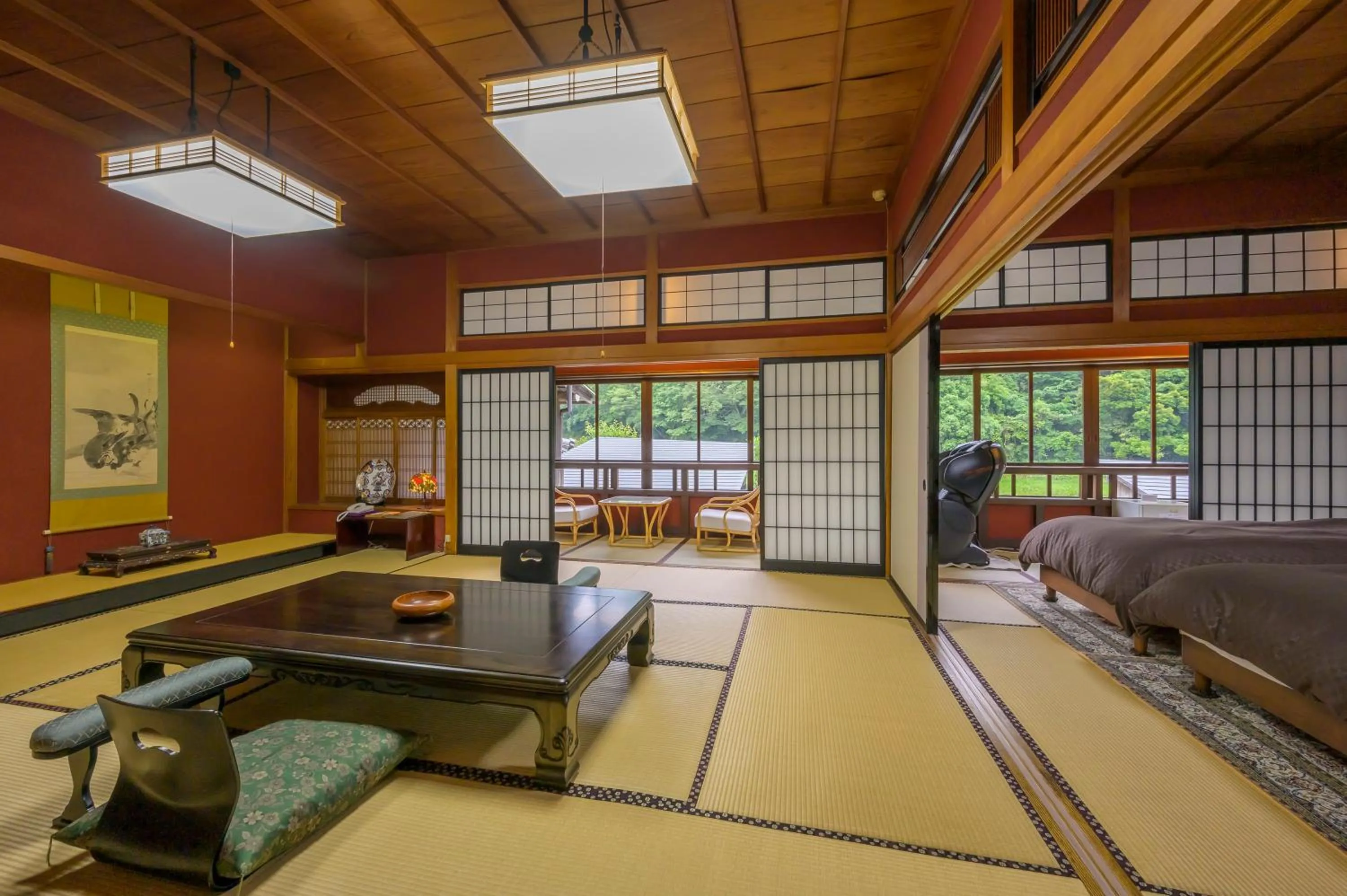 Living room in Ryokan Ohashi