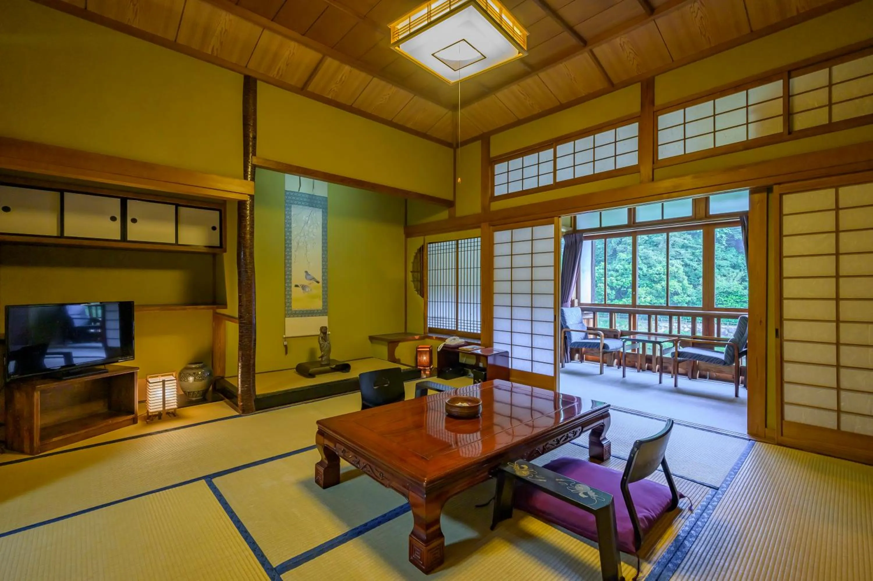 Living room in Ryokan Ohashi