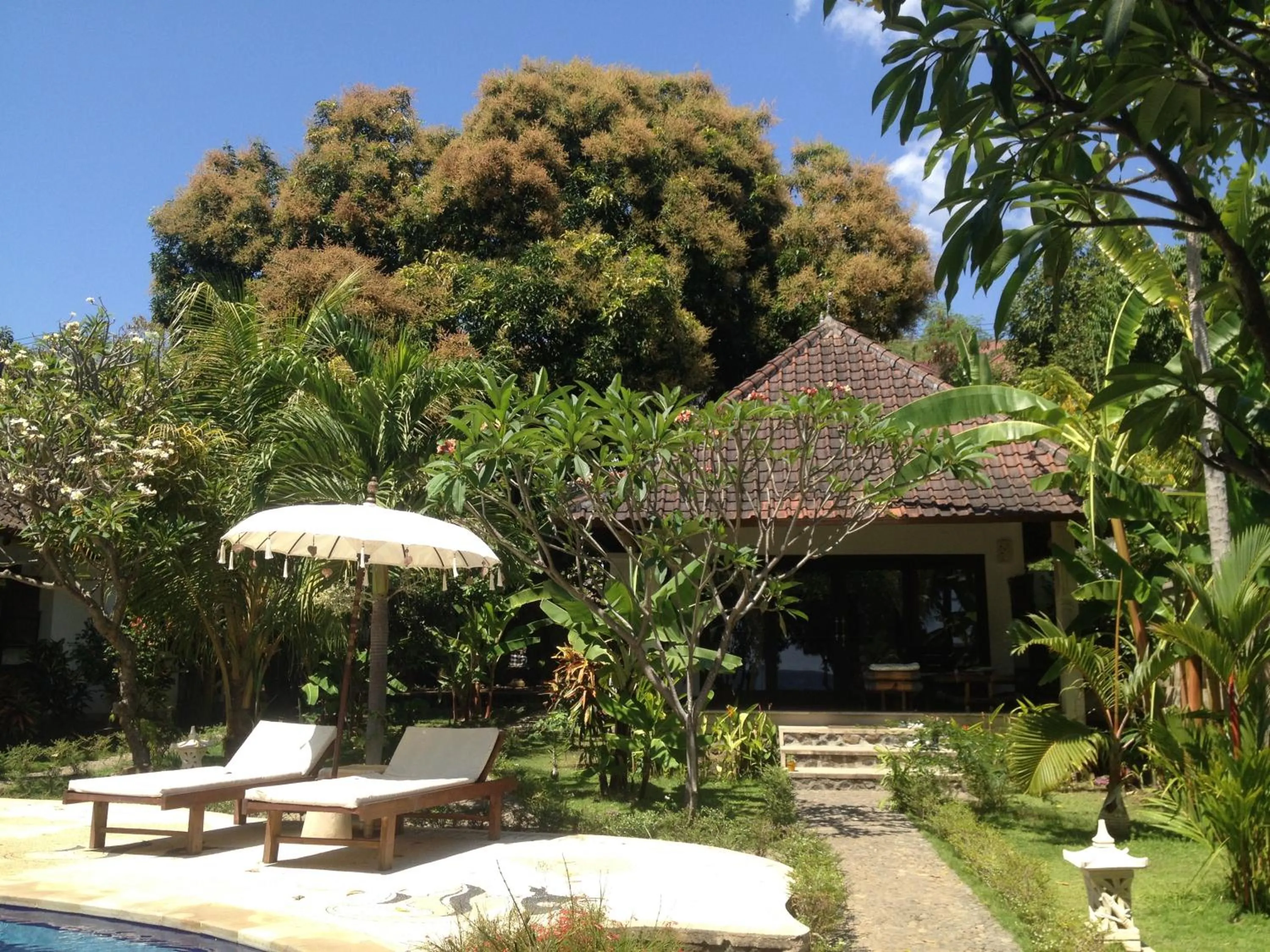 Garden in Bali Dream House