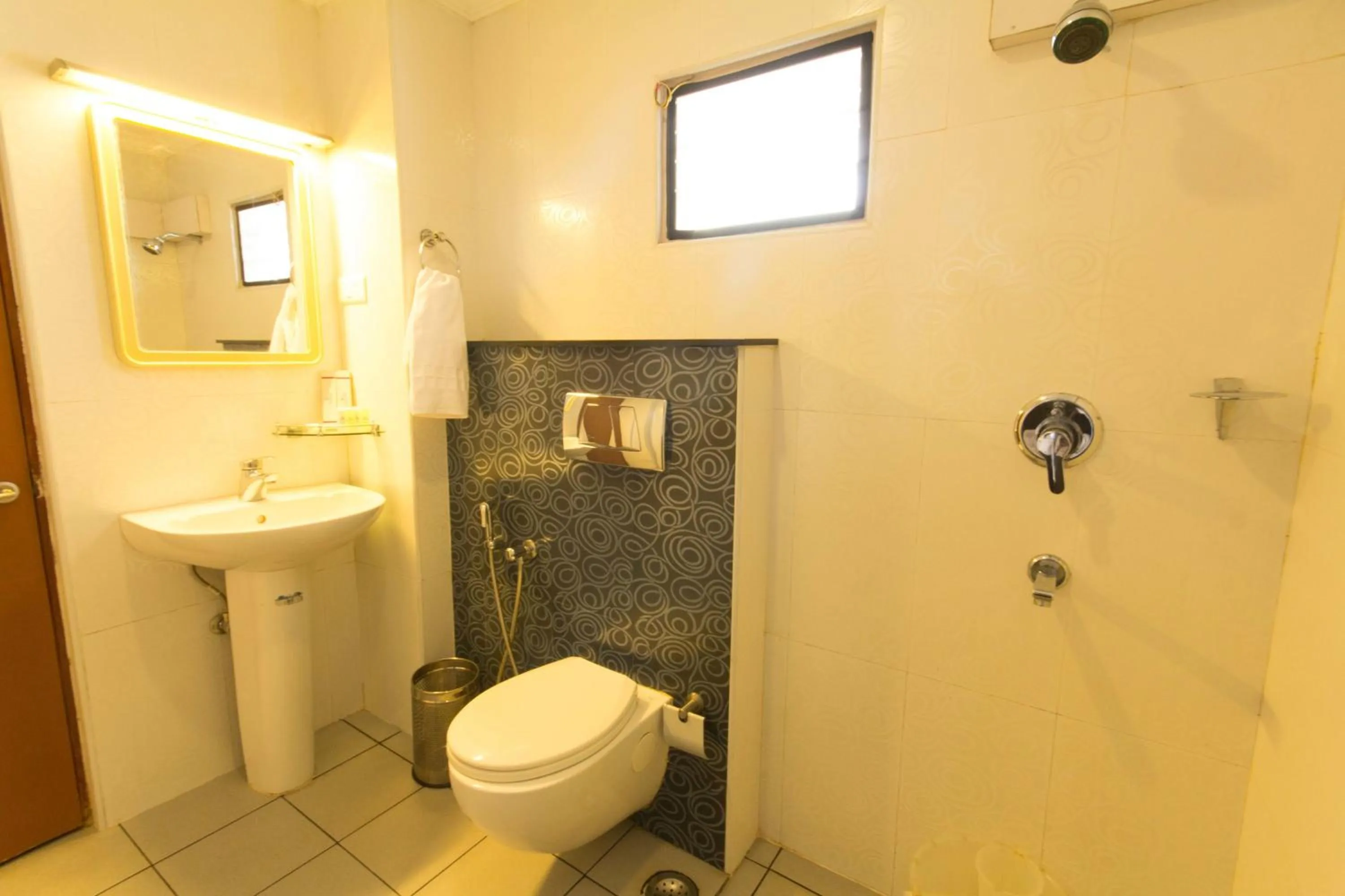 Shower in Hotel Aiswarya