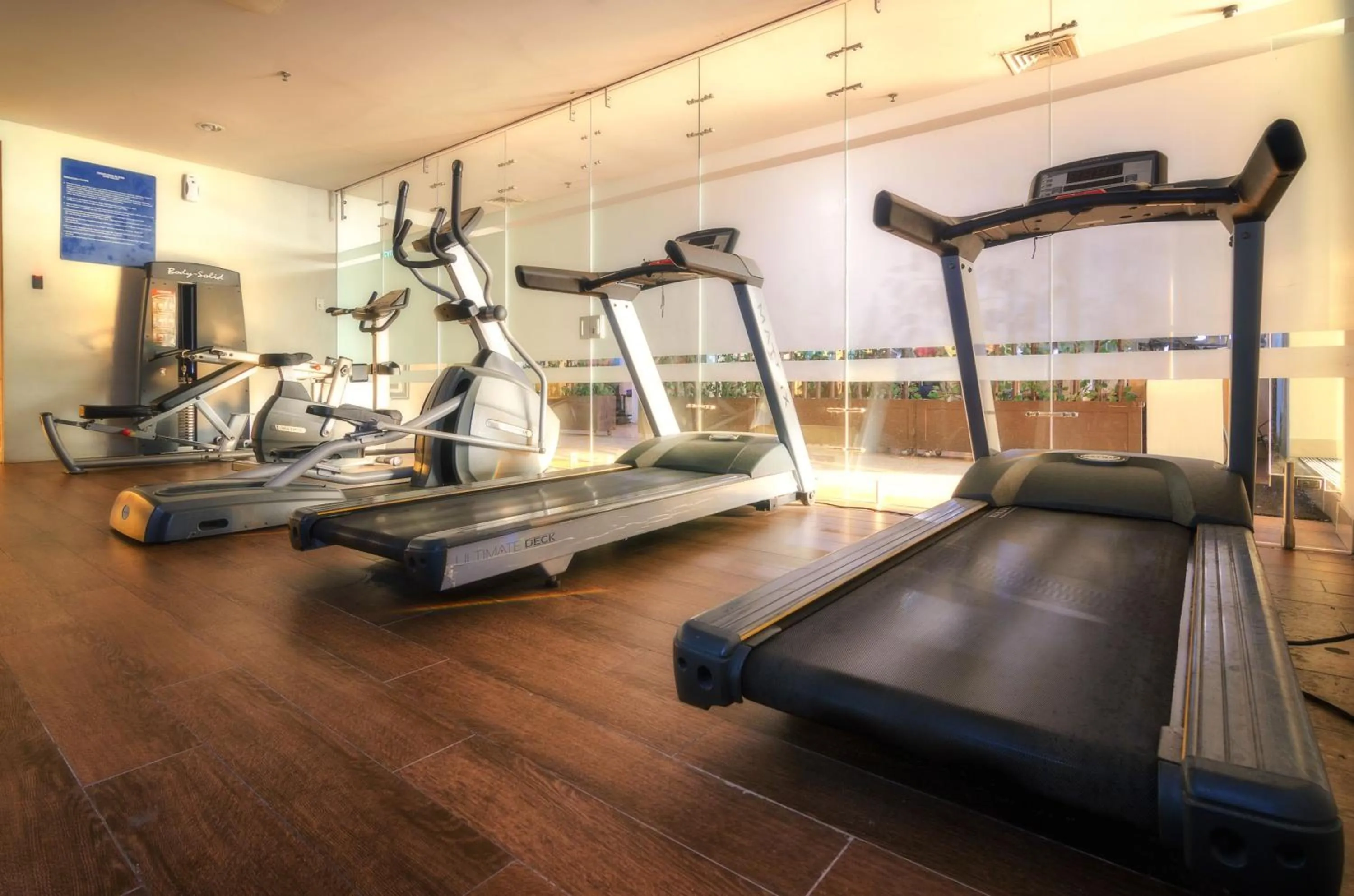Fitness centre/facilities in The Square Surabaya Hotel