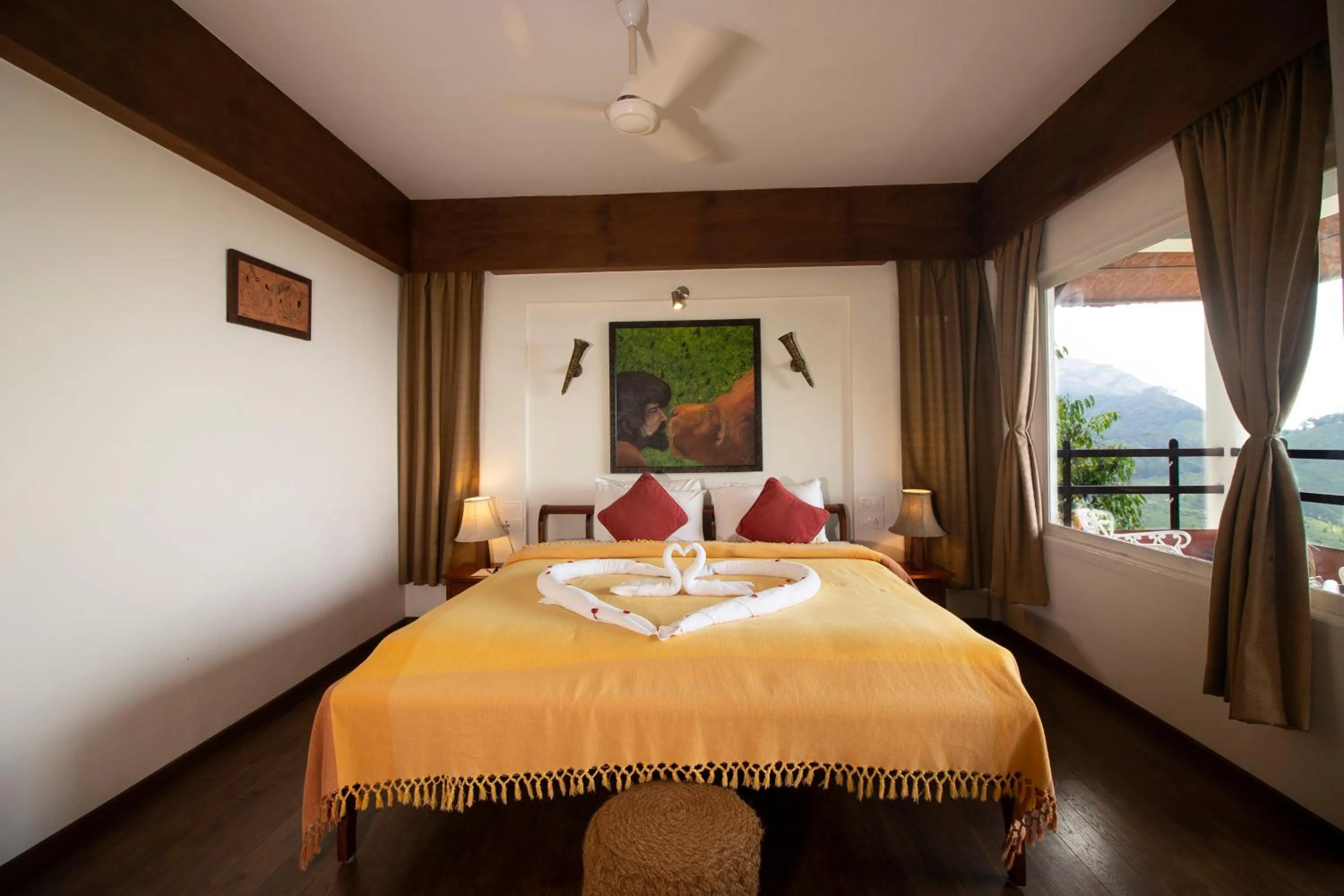 Bed in Blackberry Hills Munnar Nature Resort & Spa